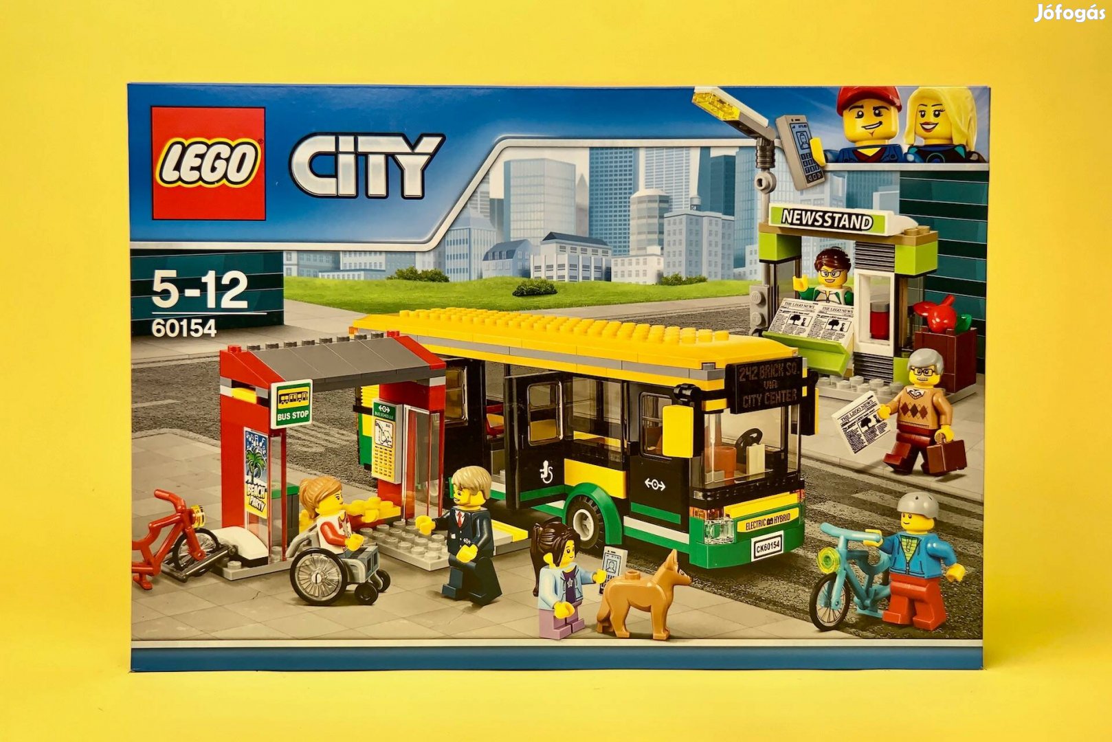 LEGO City 60154 Bus Station, Uj, Bontatlan