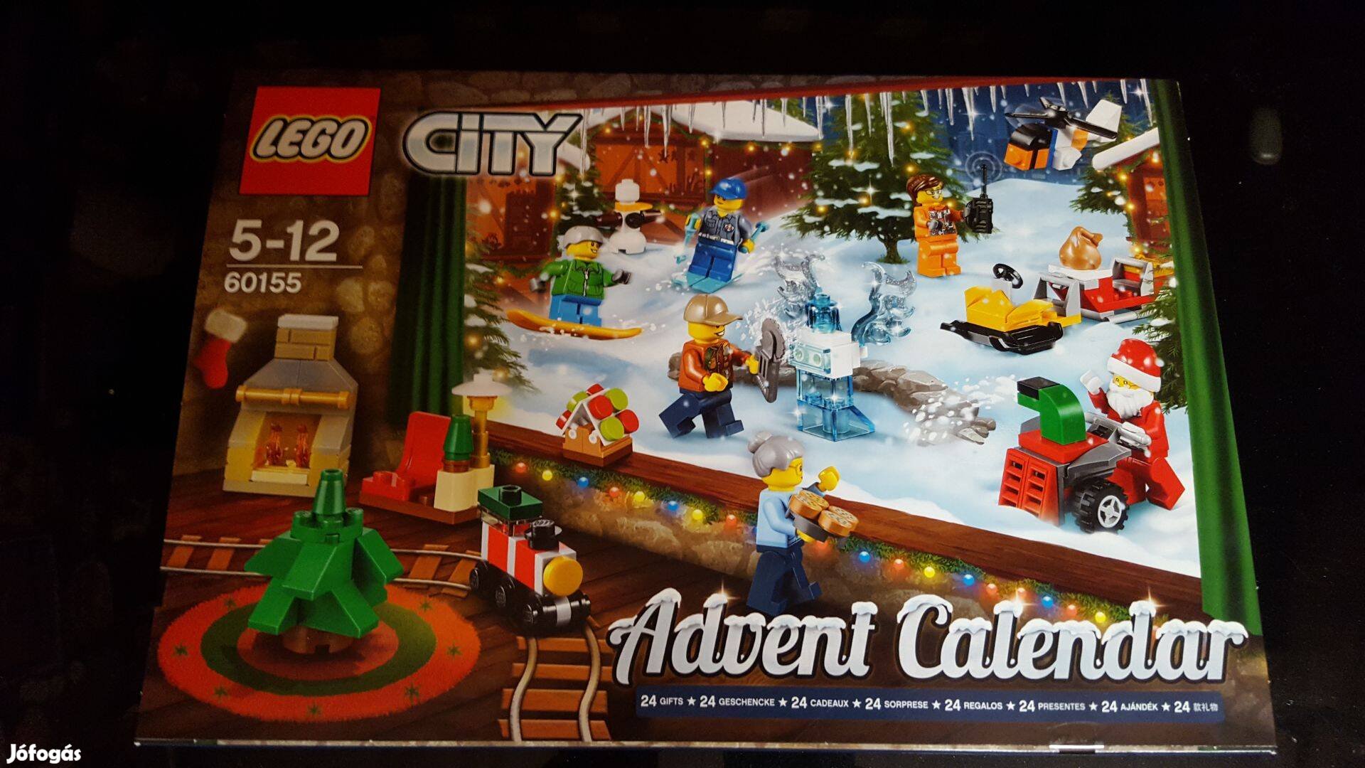 LEGO City 60155 Adventi Kalendárium Bontatlan