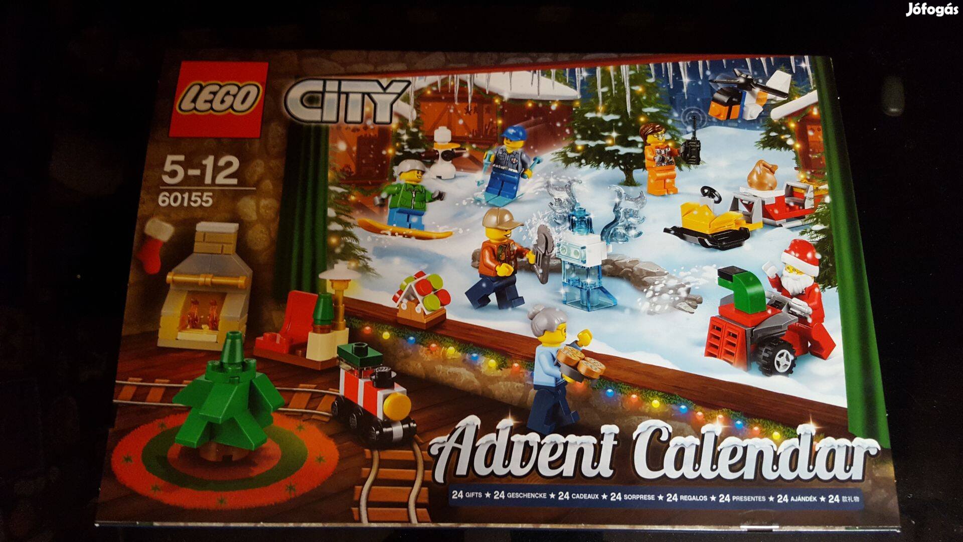 LEGO City 60155 Adventi Kalendárium Bontatlan