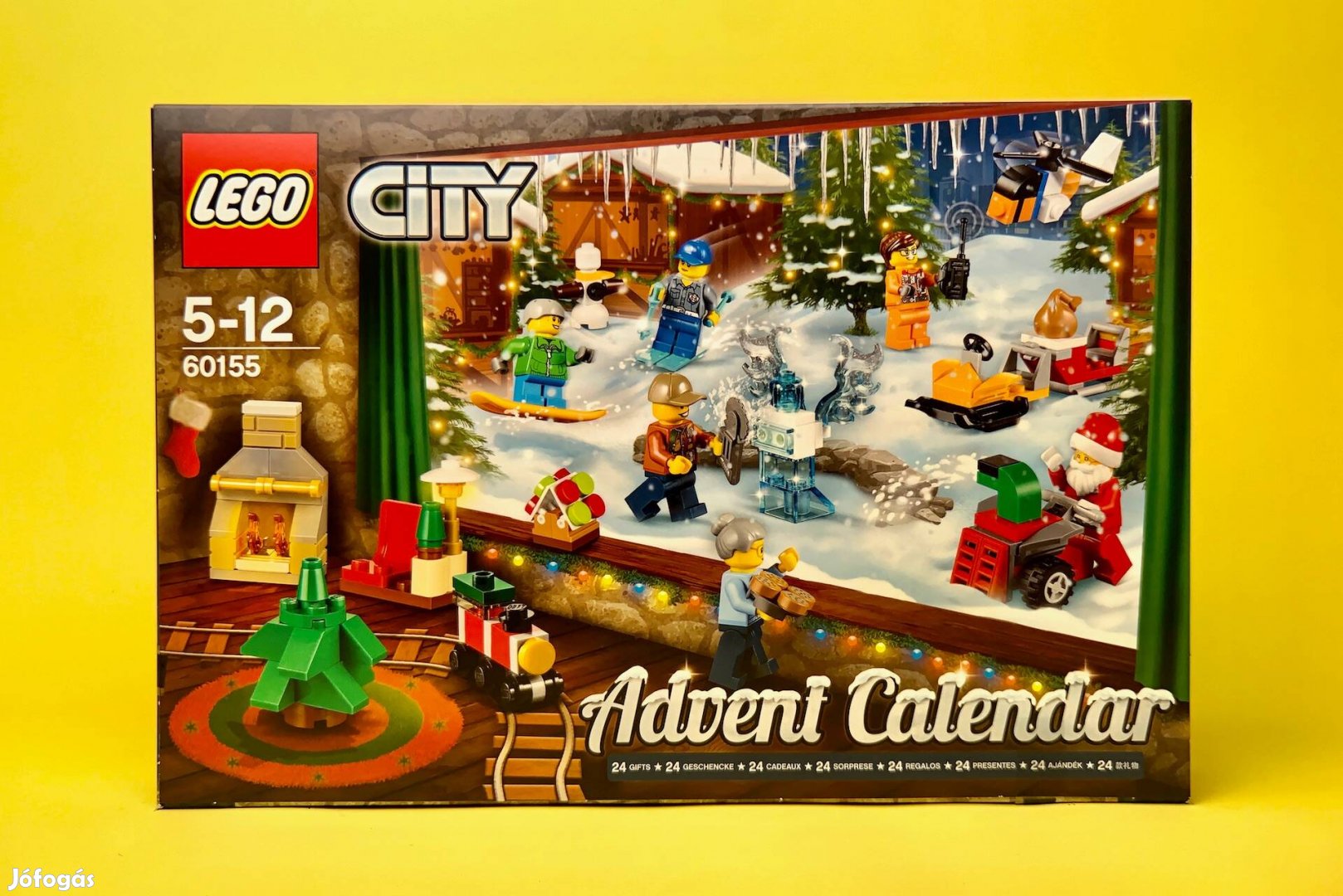 LEGO City 60155 City Adventi naptár 2017, Uj, Bontatlan