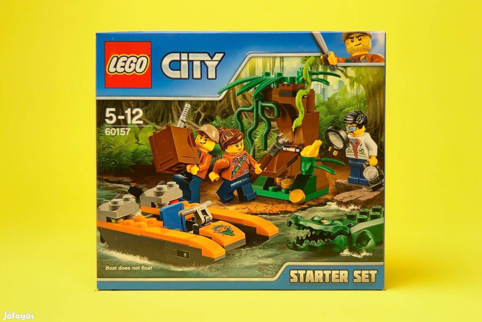 LEGO City 60157 Jungle Starter Set, Új, Bontatlan