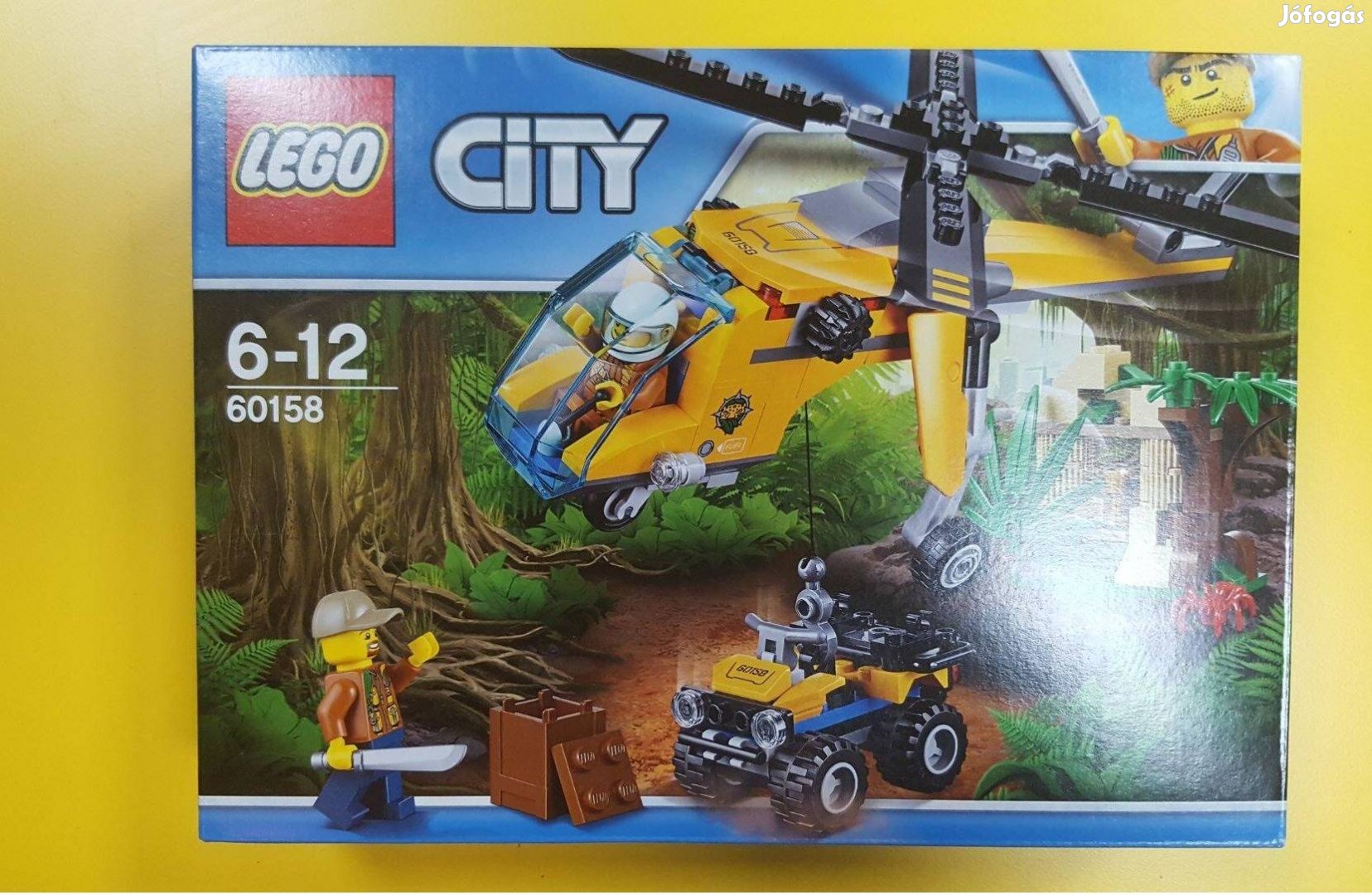 LEGO City 60158 Dzsungel teherszállító helikopter Bontatlan