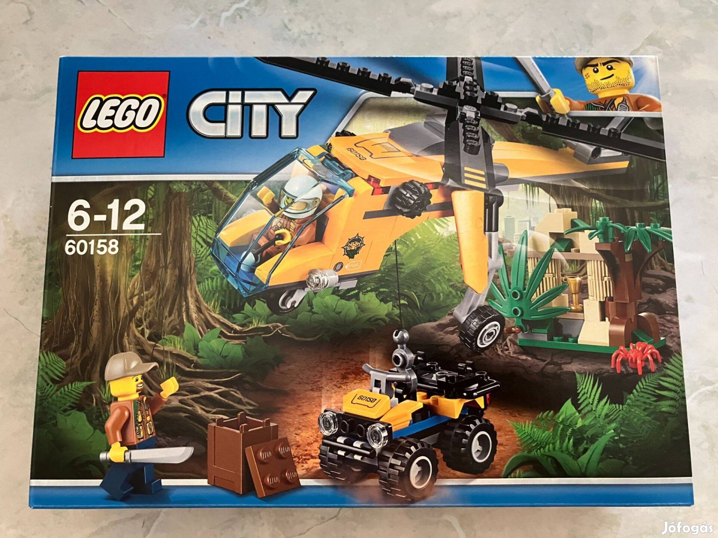 LEGO City 60158 - Dzsungel teherszállító helikopter (új, bontatlan)