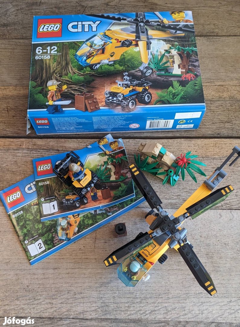 LEGO City 60158 dzsungel szállító helikopter