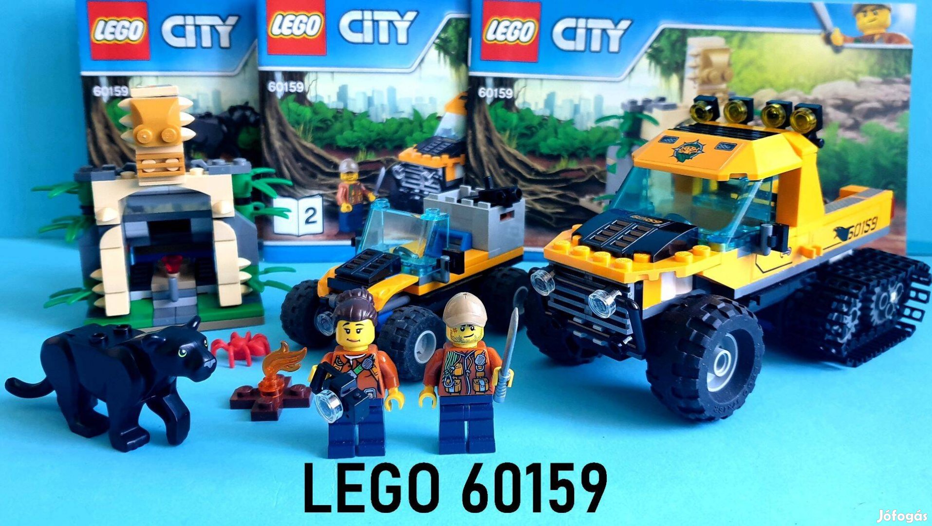 LEGO City 60159 Jungle Halftrack Mission (2017), útmutató