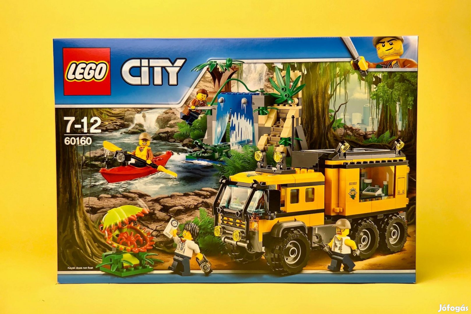 LEGO City 60160 Dzsungel mozgó labor, Uj, Bontatlan