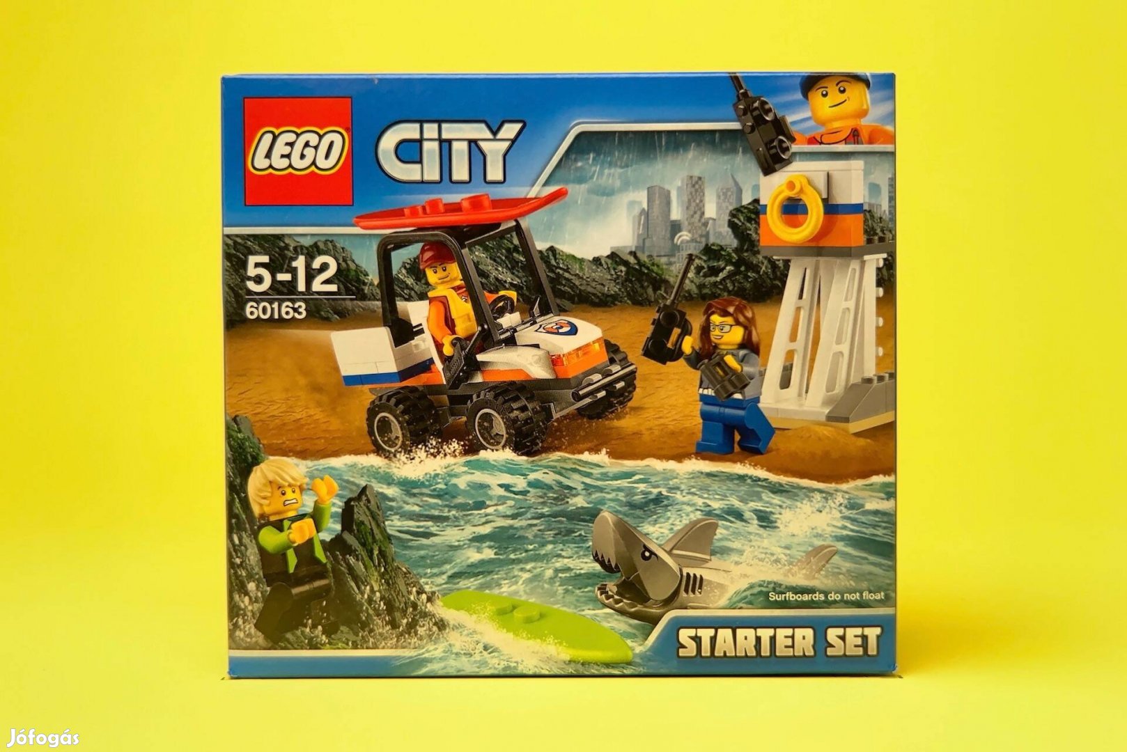 LEGO City 60163 Coast Guard Starter Set, Új, Bontatlan