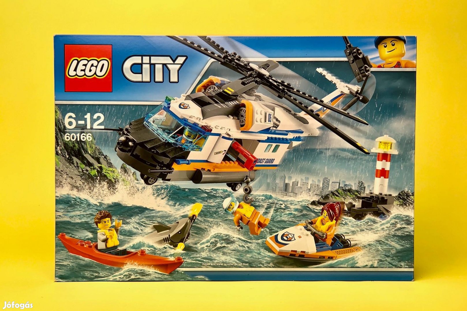 LEGO City 60166 Nagy teherbírású mentőhelikopter, Uj, Bontatlan