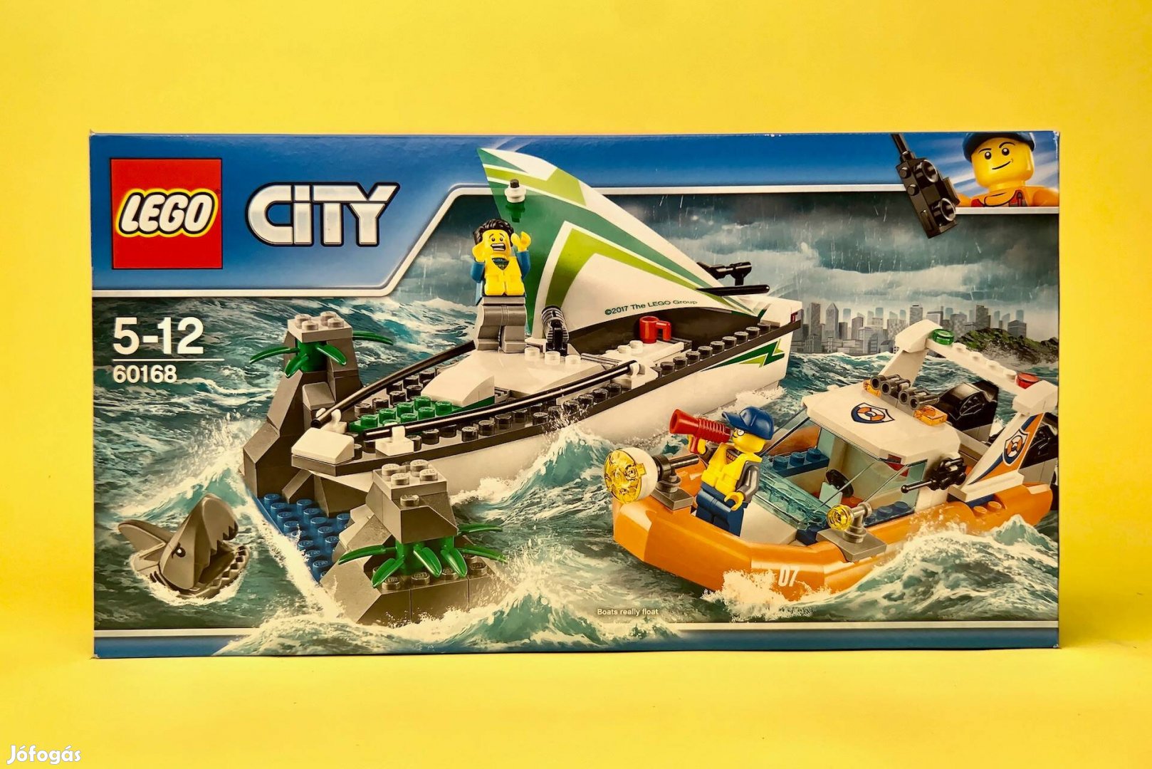 LEGO City 60168 Sailboat Rescue, Új, Bontatlan