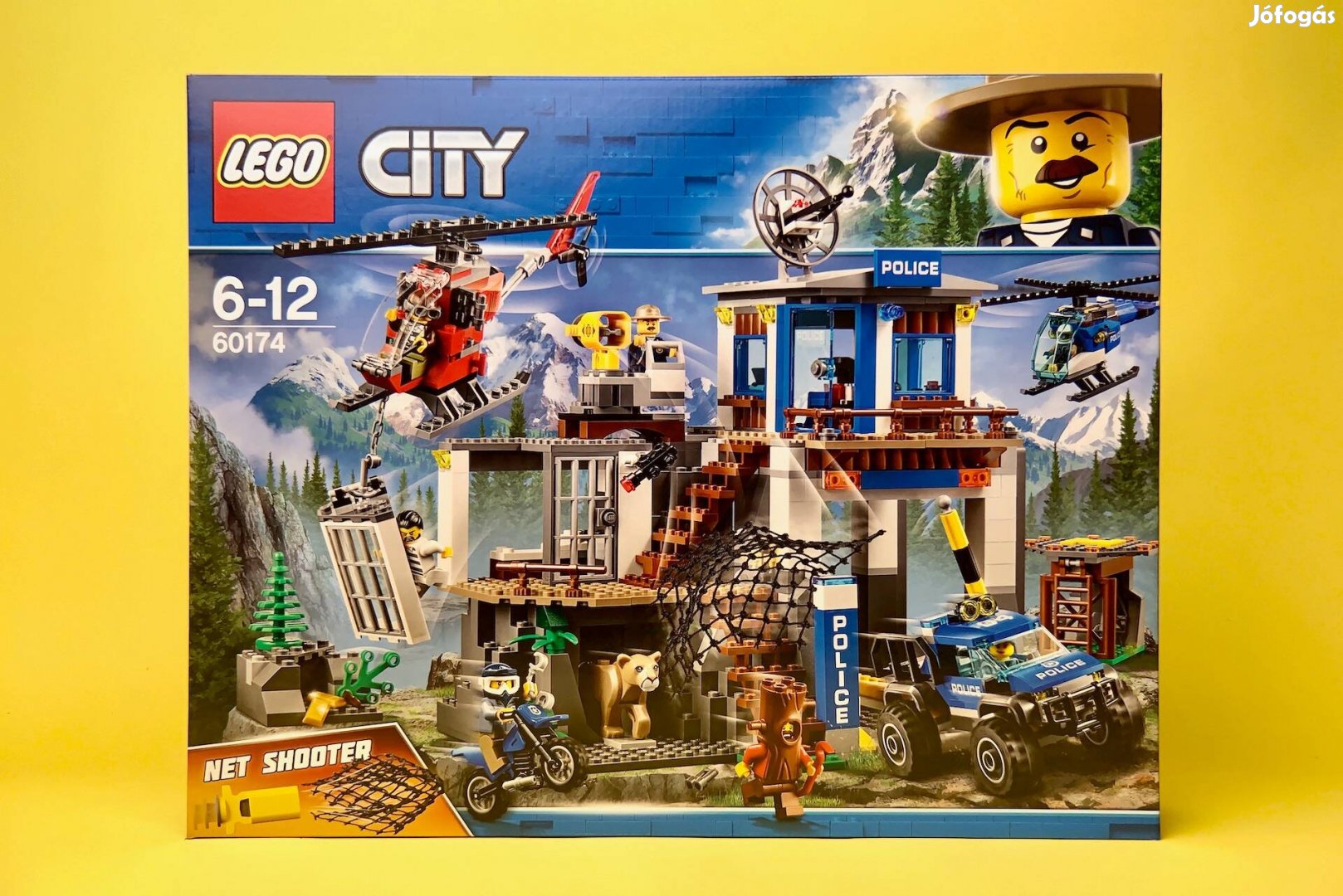 LEGO City 60174 Hegyi Rendőrkapitányság, Uj, Bontatlan