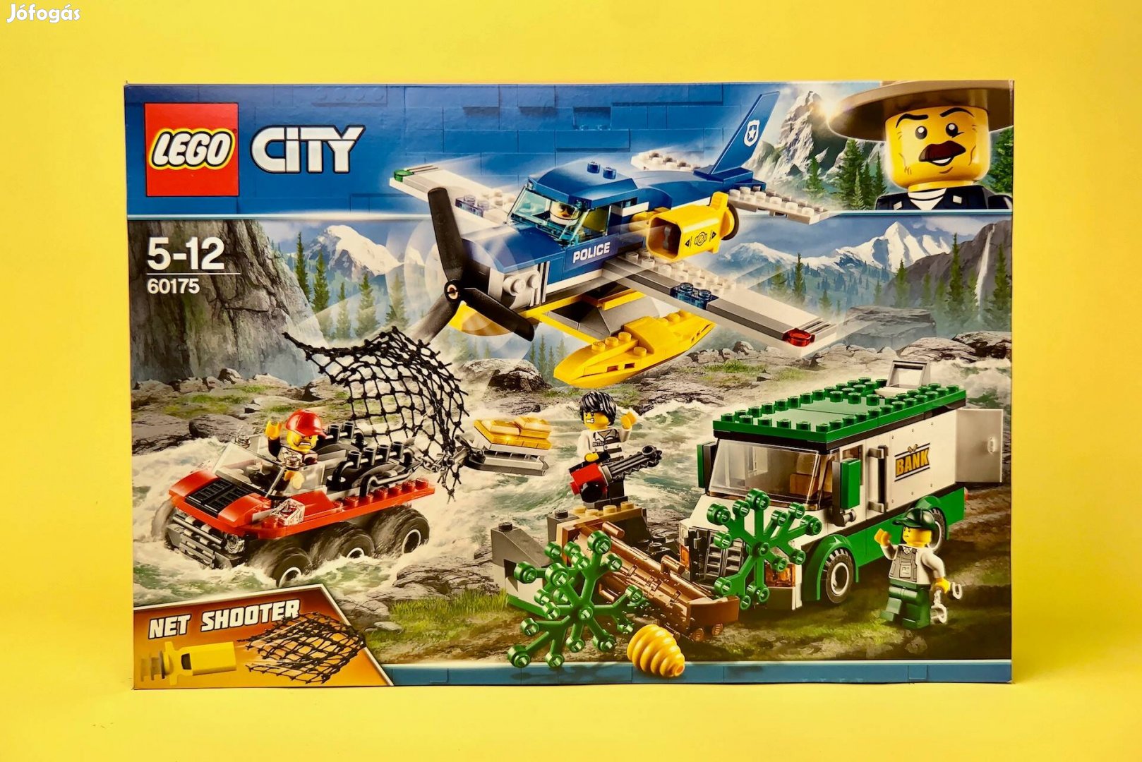 LEGO City 60175 Mountain River Heist, Uj, Bontatlan