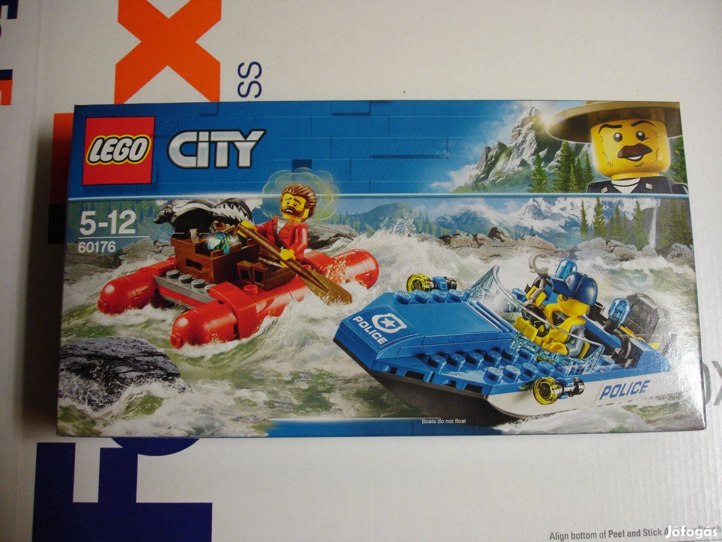 LEGO City 60176 Menekülés a vad folyón Bontatlan