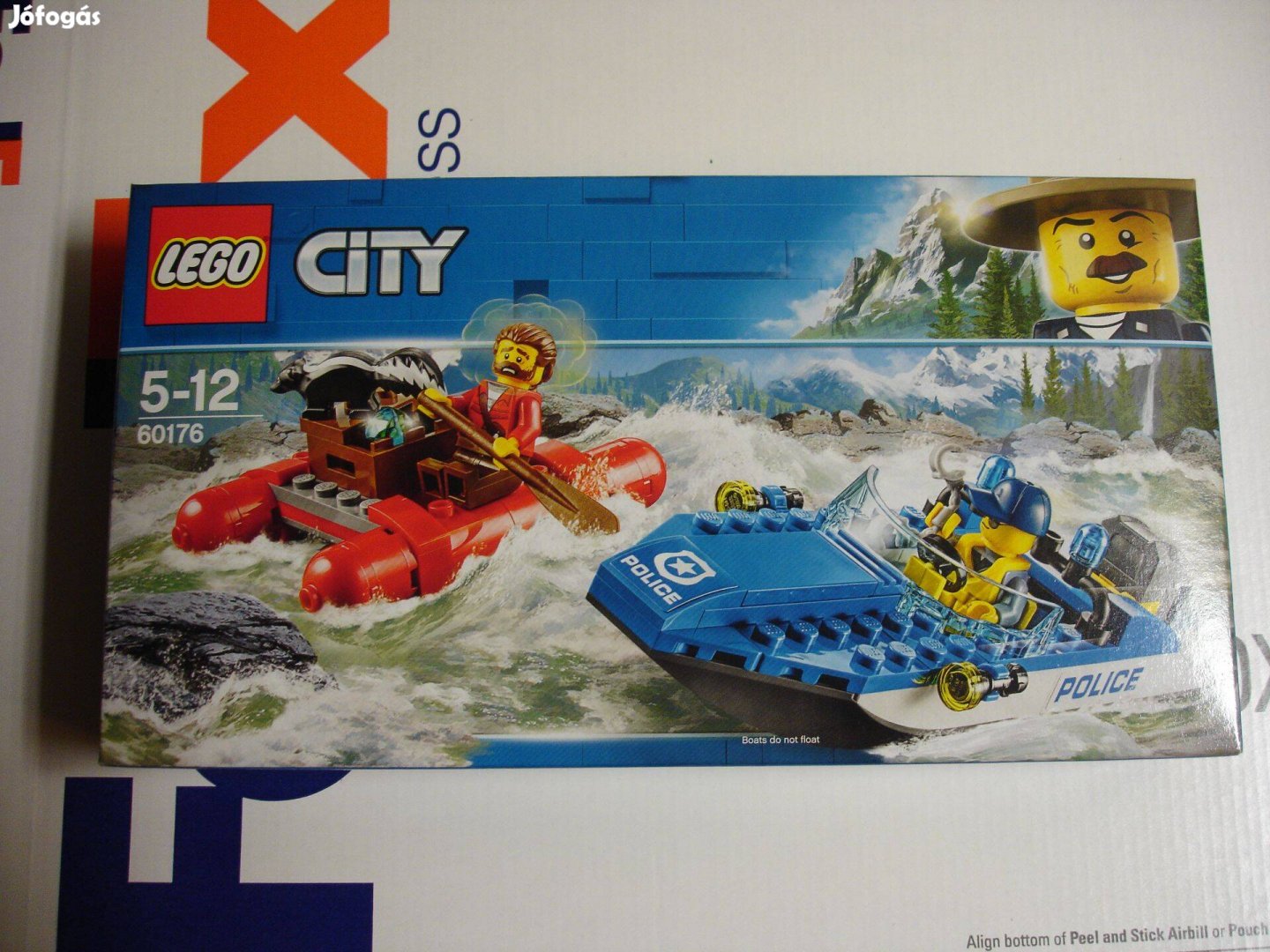 LEGO City 60176 Menekülés a vad folyón Bontatlan