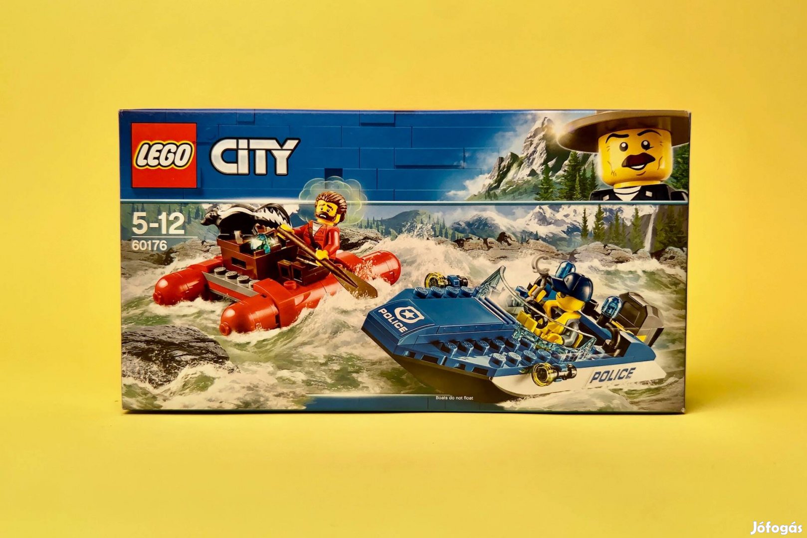 LEGO City 60176 Menekülés a vad folyón, Uj, Bontatlan