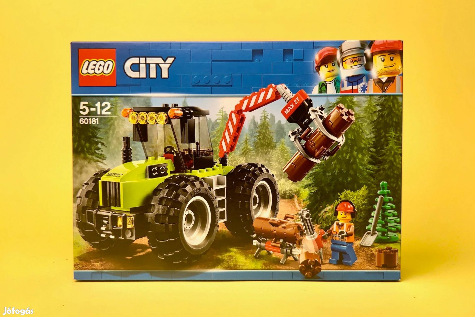 LEGO City 60181 Forest Tractor, Uj, Bontatlan