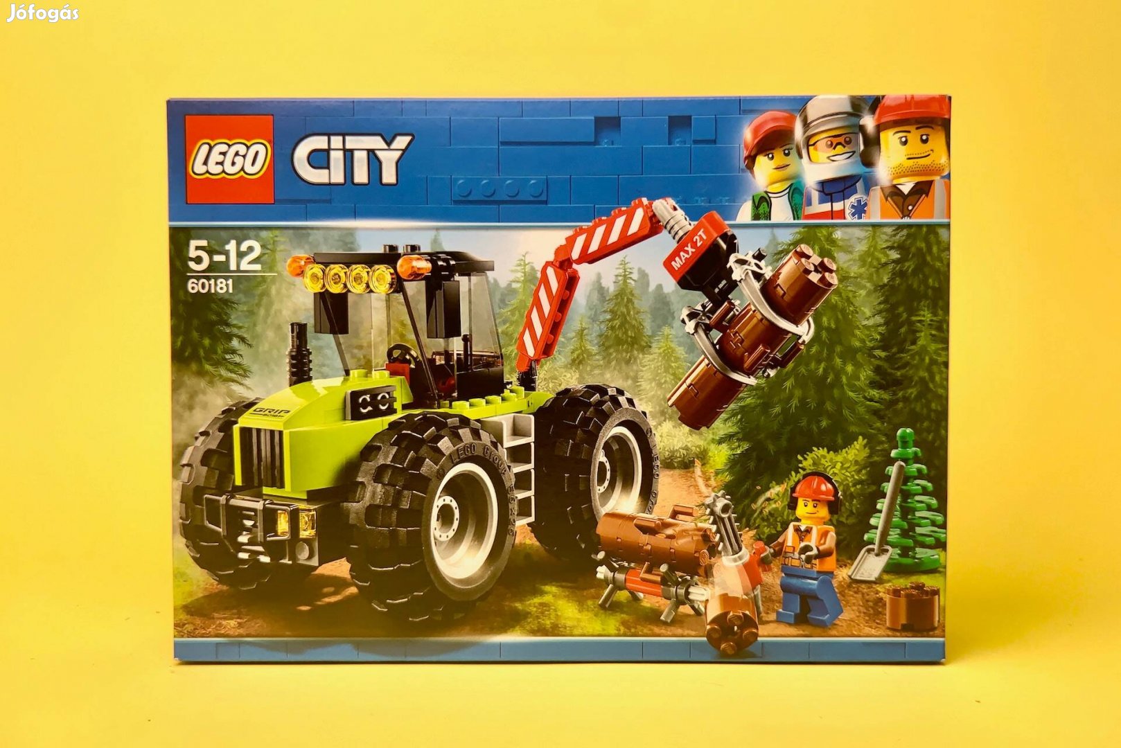 LEGO City 60181 Forest Tractor, Új, Bontatlan