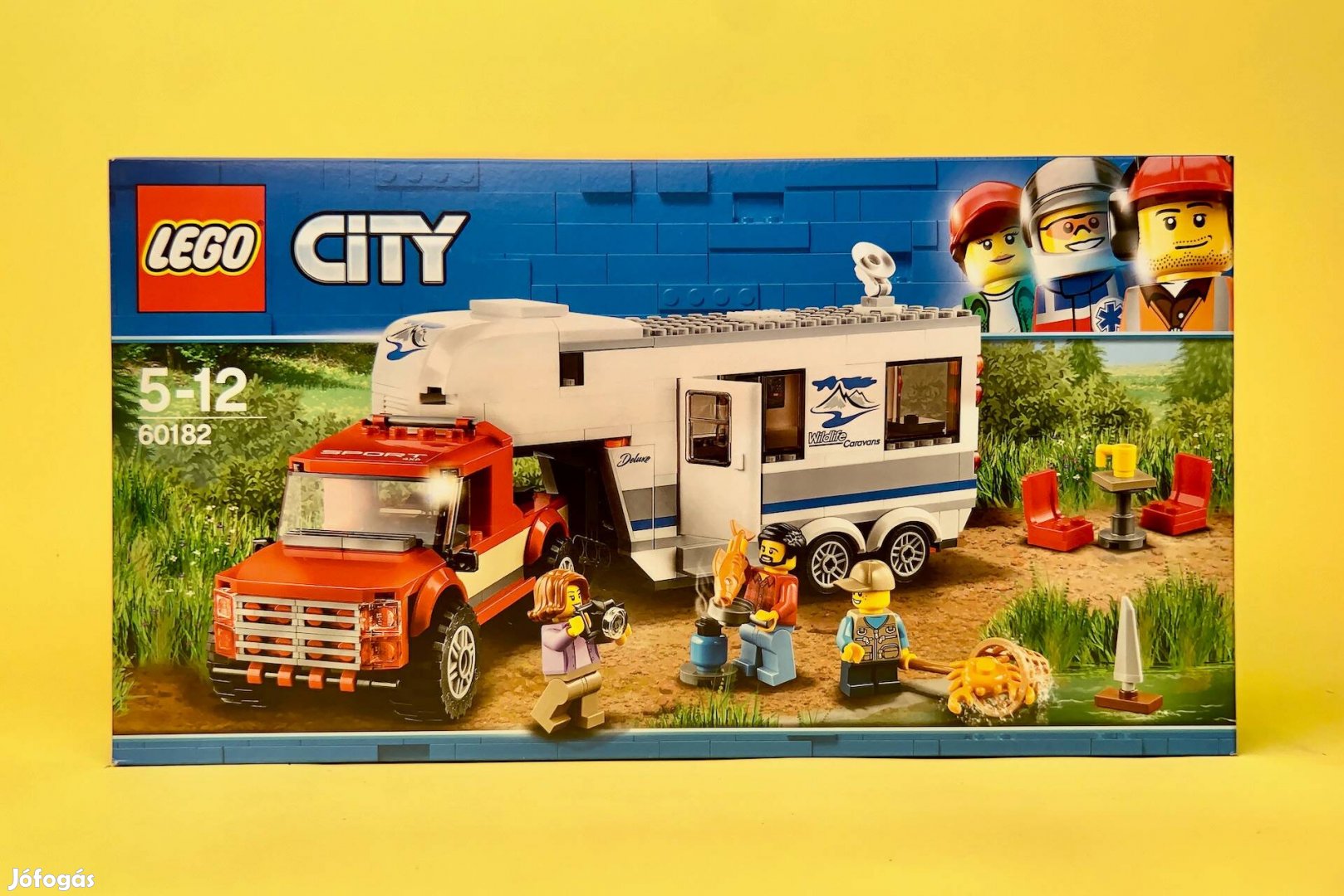 LEGO City 60182 Furgon és lakókocsi, Uj, Bontatlan