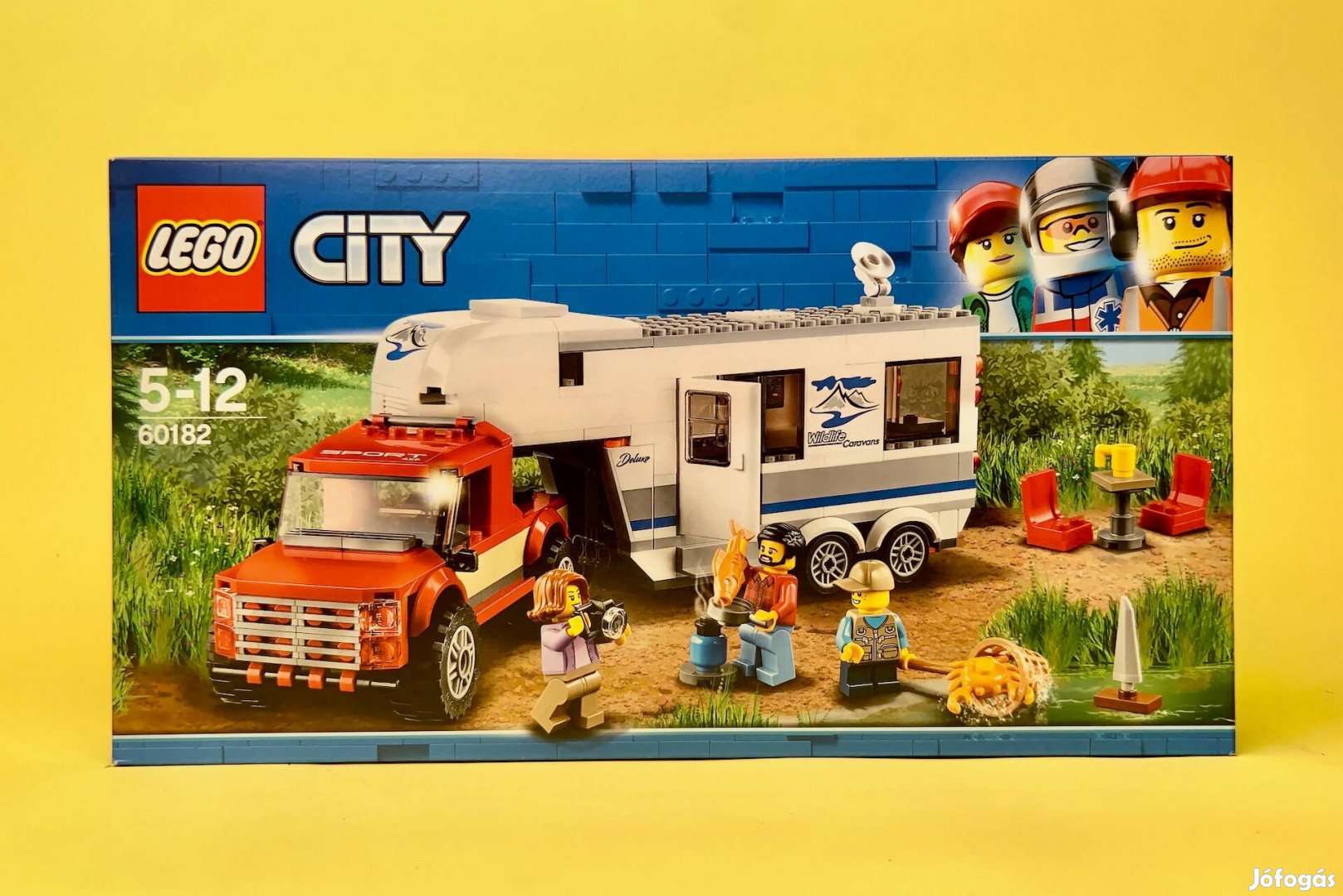 LEGO City 60182 Pickup & Caravan, Új, Bontatlan