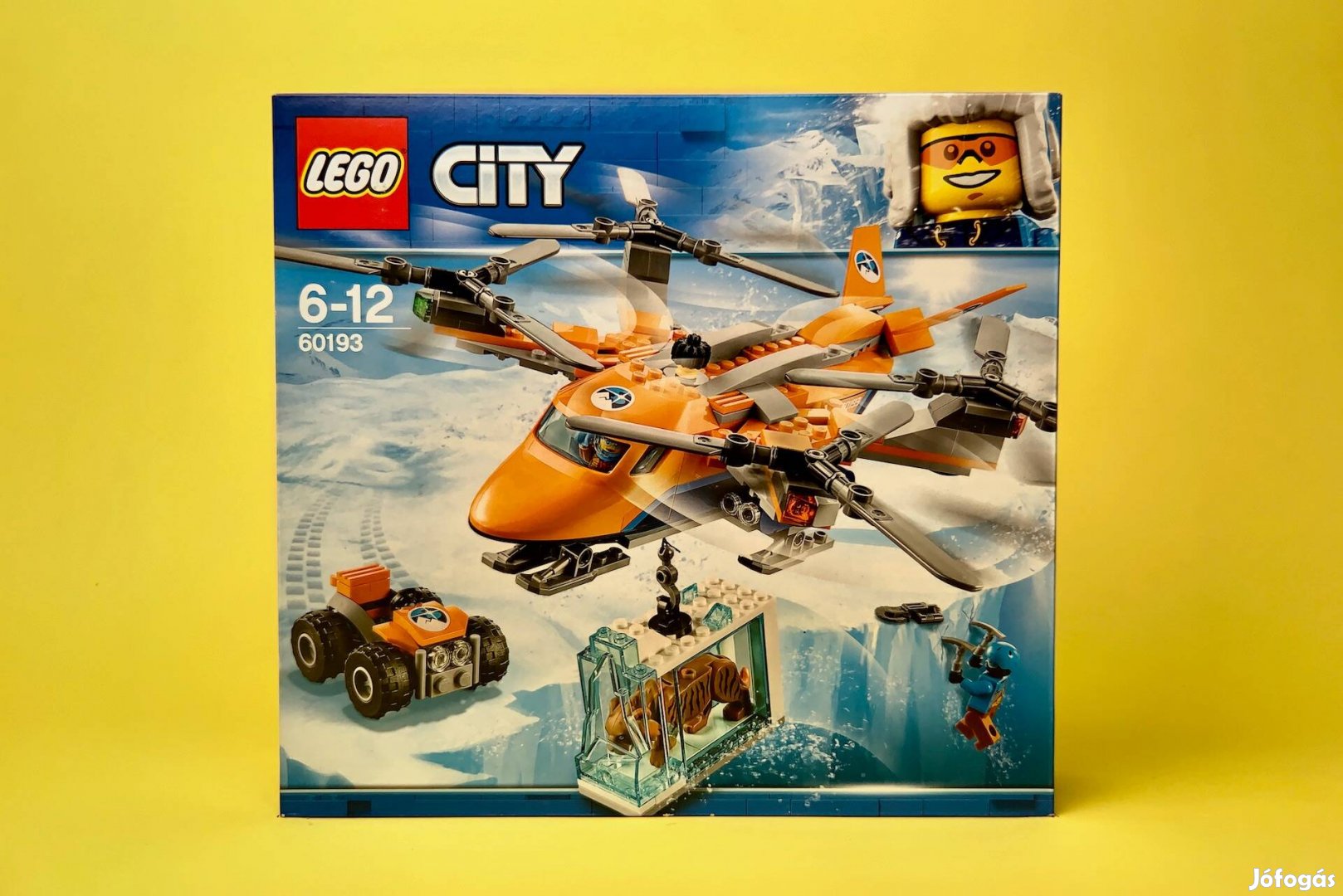 LEGO City 60193 Arctic Air Transport, Új, Bontatlan
