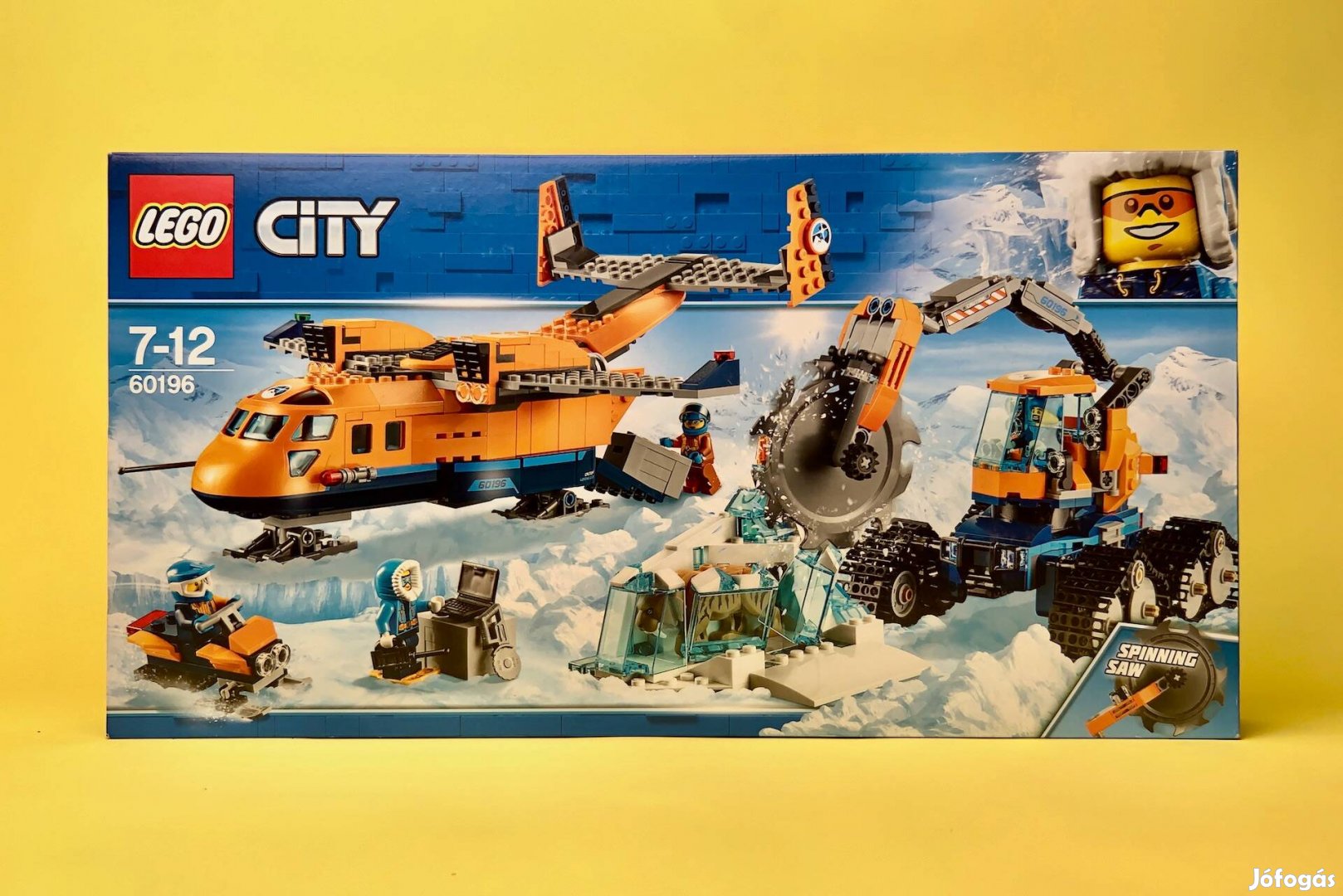 LEGO City 60196 Arctic Supply Plane, Uj, Bontatlan