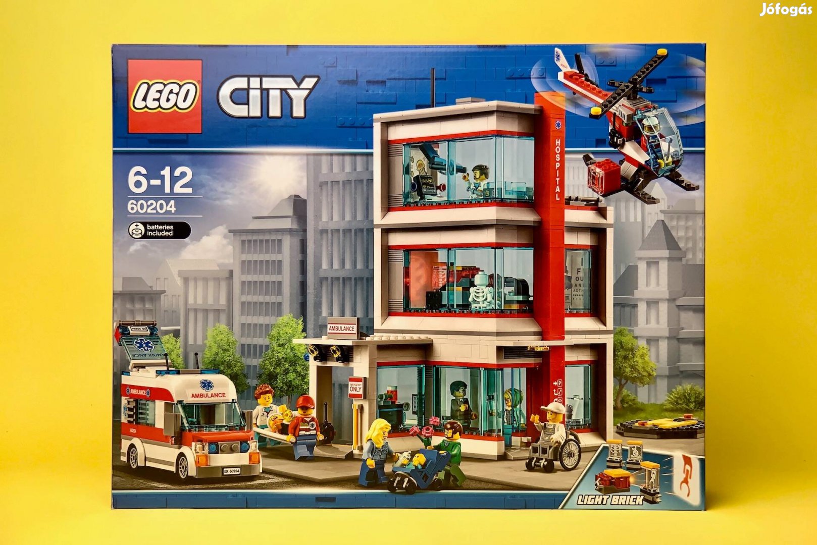 LEGO City 60204 Kórház, Uj, Bontatlan