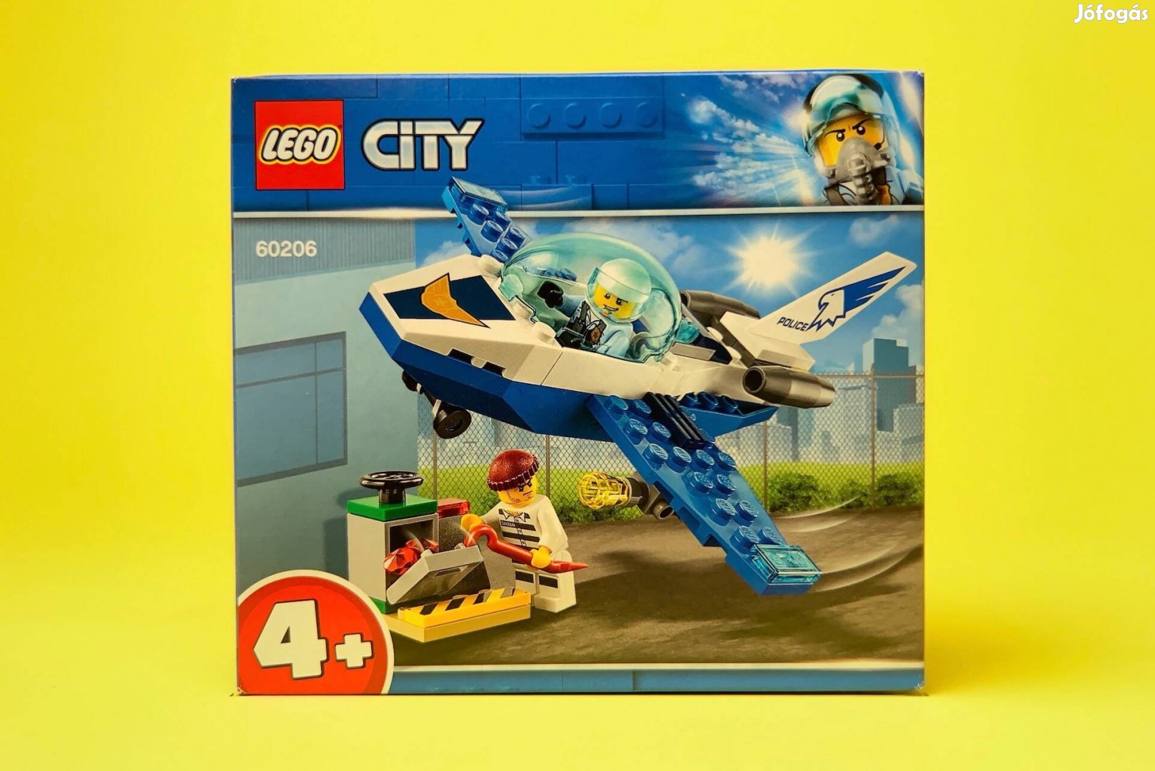 LEGO City 60206 Sky Police Jet Patrol, Új, Bontatlan