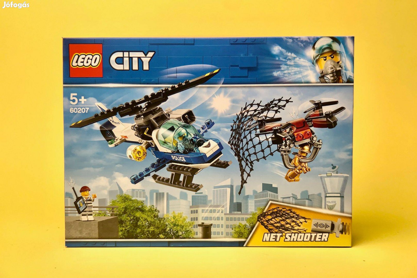 LEGO City 60207 Drone Chase, Új, Bontatlan