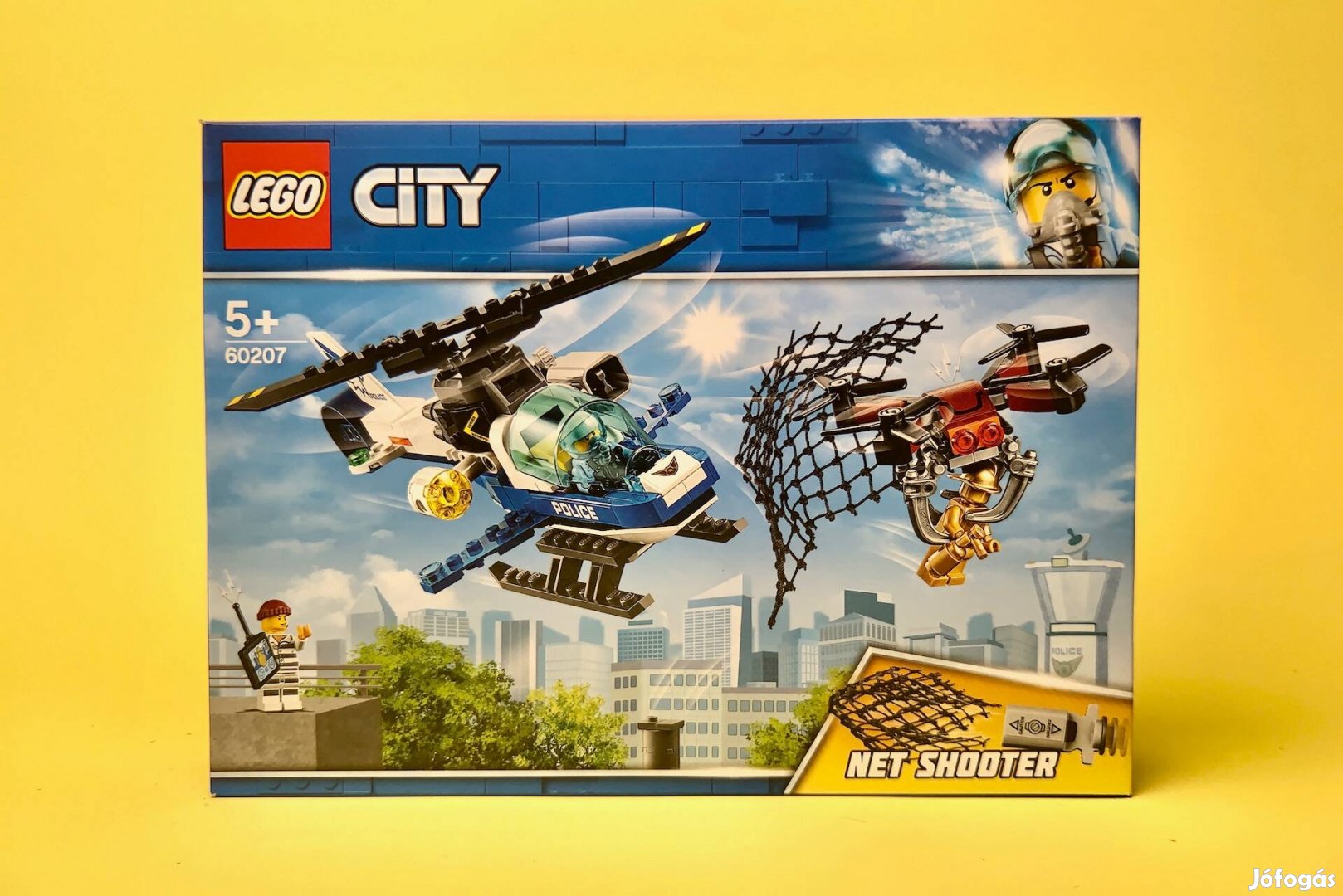 LEGO City 60207 Drone Chase, Uj, Bontatlan