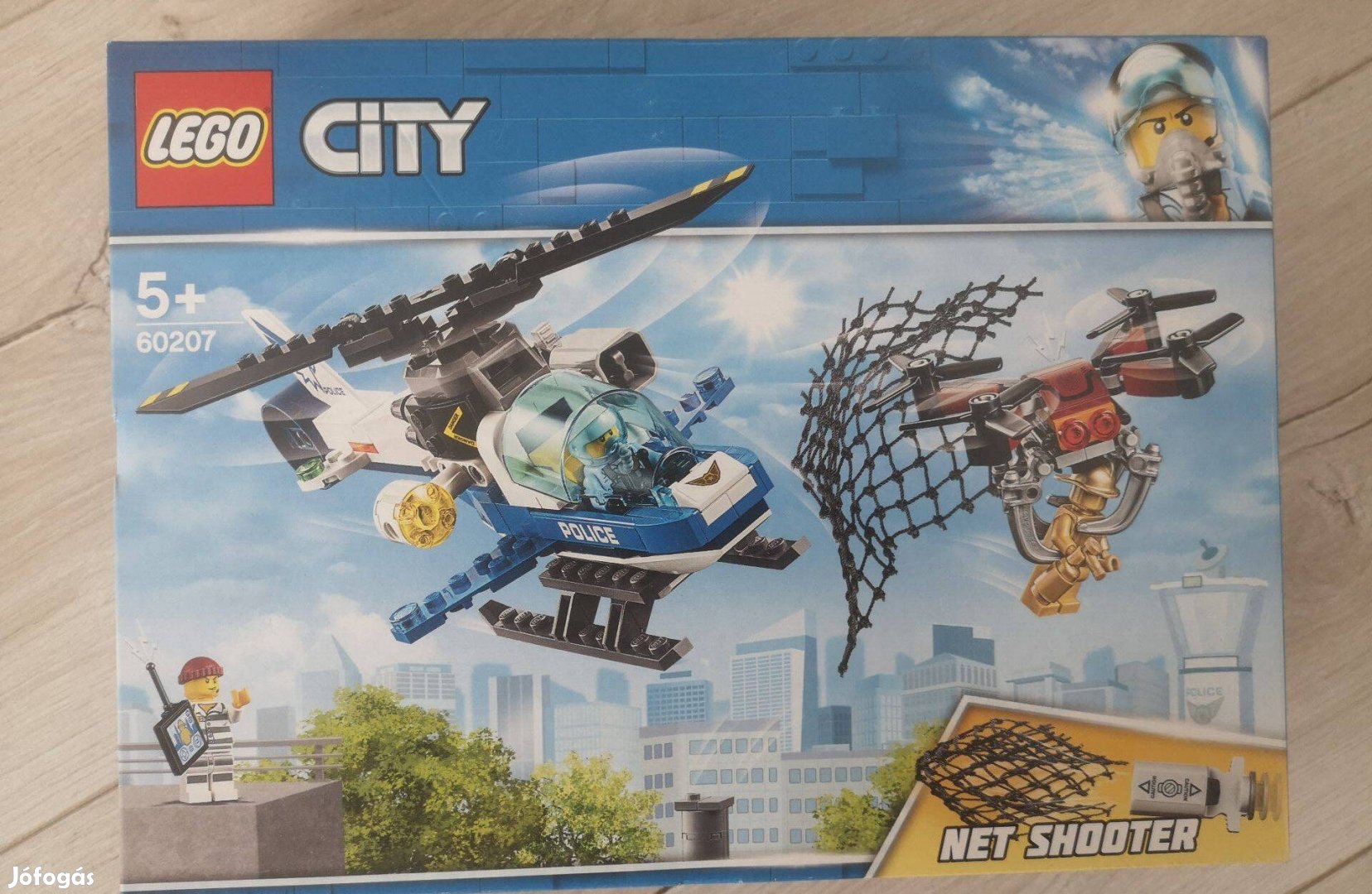 LEGO City 60207 - Légi Rendőrségi Drónos Üldözés