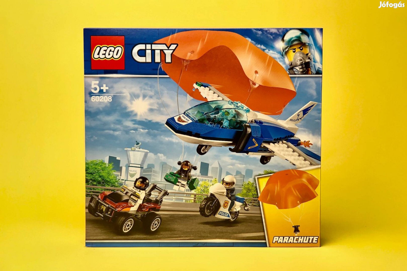 LEGO City 60208 Parachute Arrest, Új, Bontatlan