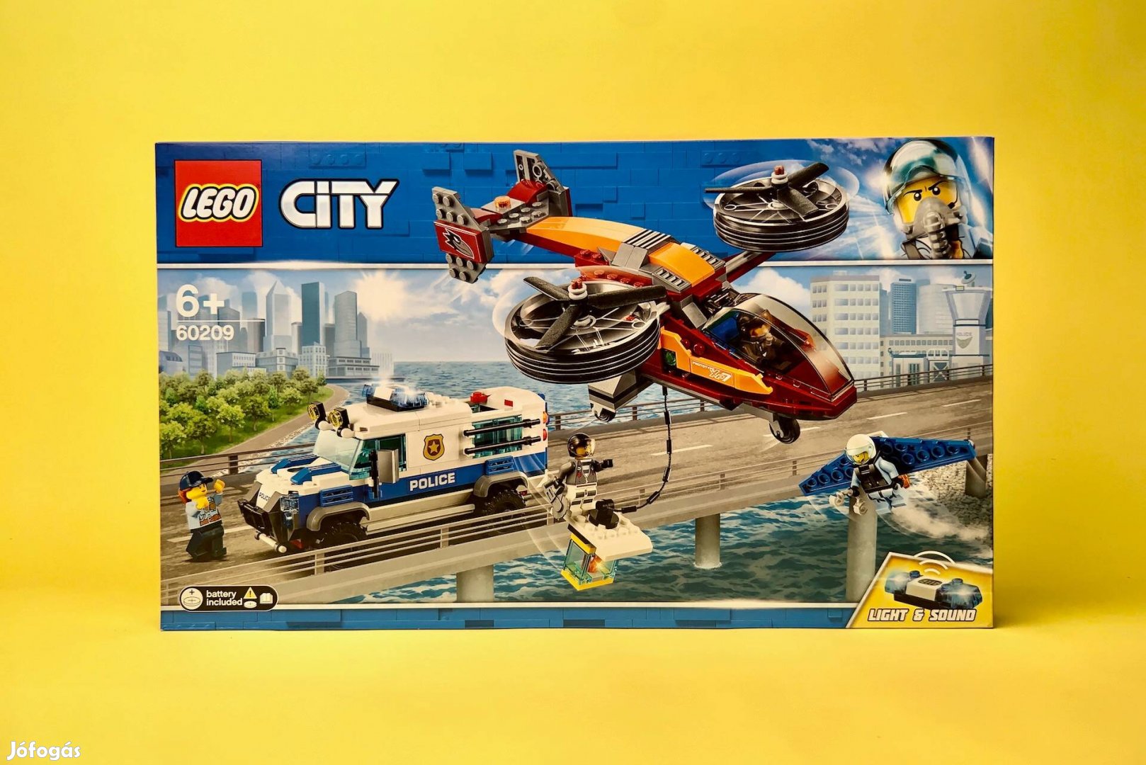 LEGO City 60209 Légi rendőrségi gyémántrablás, Uj, Bontatlan