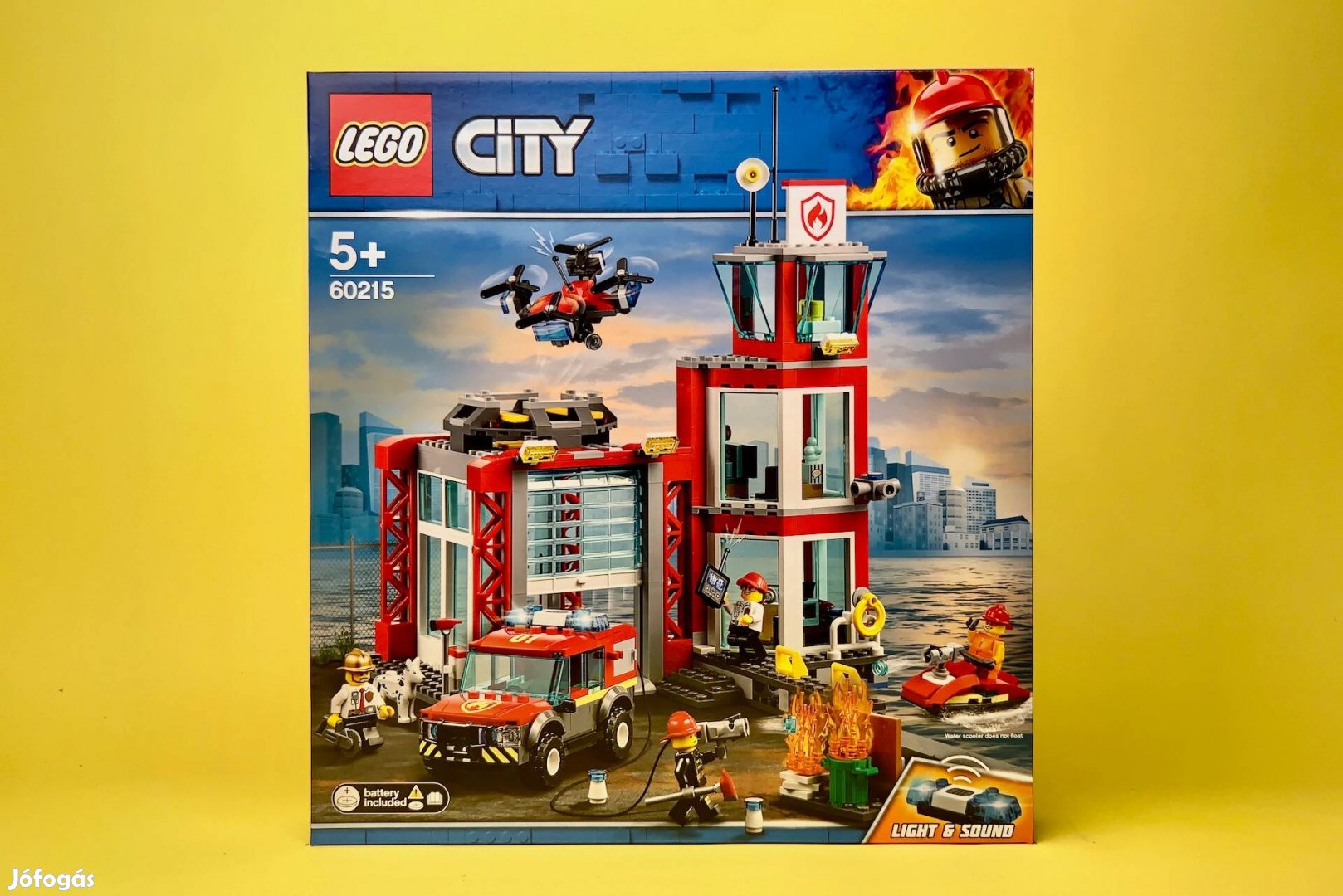 LEGO City 60215 Fire Station, Új, Bontatlan