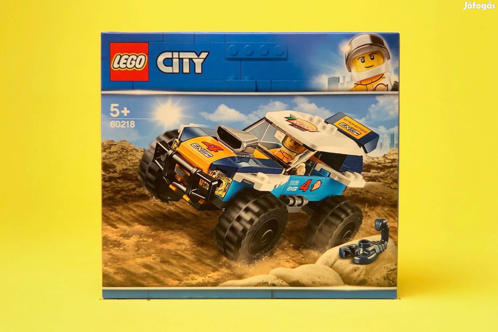 LEGO City 60218 Desert Rally Racer, Új, Bontatlan