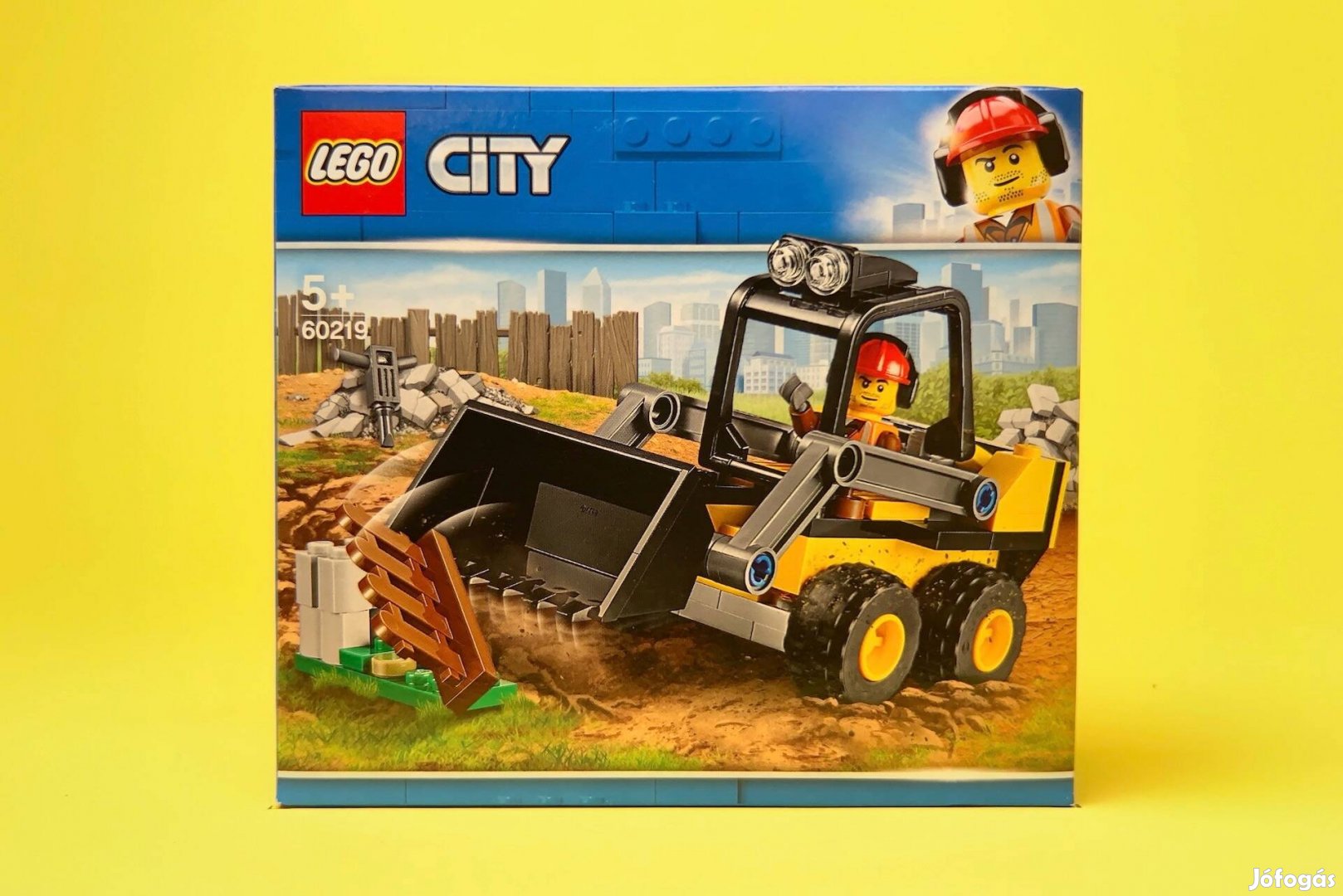 LEGO City 60219 Construction Loader, Új, Bontatlan