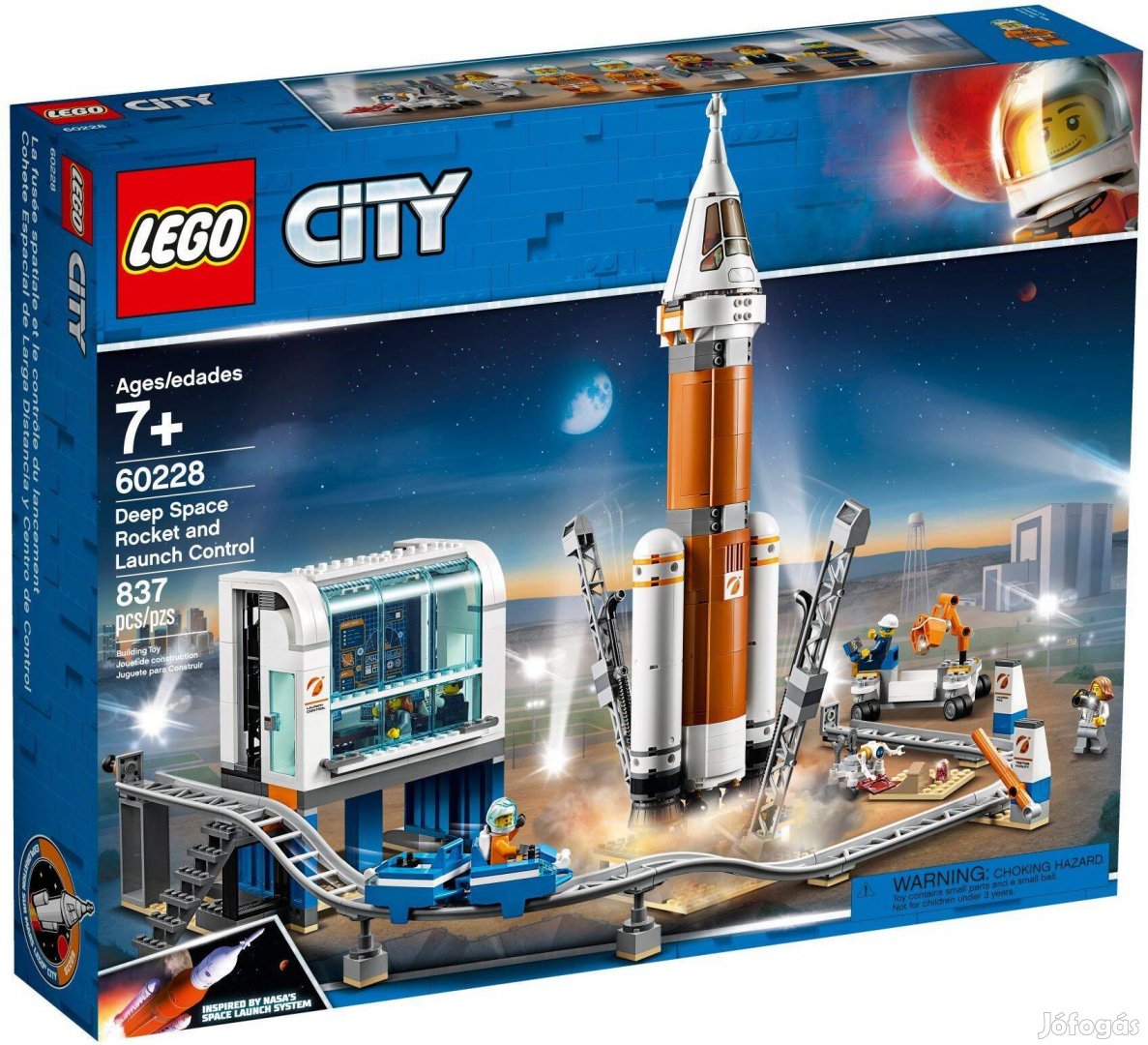 LEGO City 60228 Deep Space Rocket and Launch Control bontatlan, új