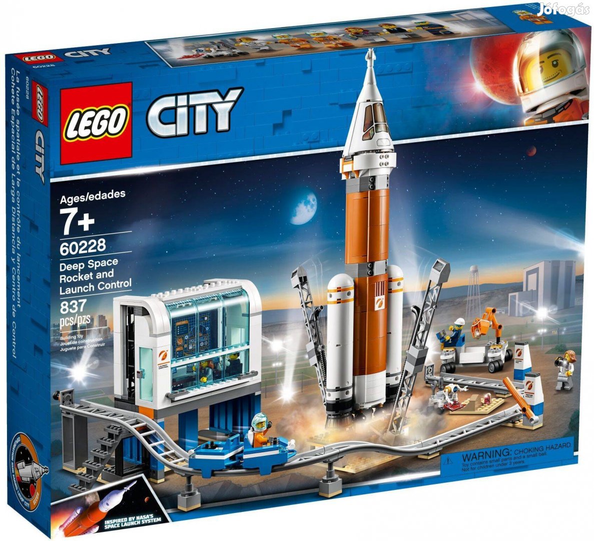LEGO City 60228 Deep Space Rocket and Launch Control bontatlan, új