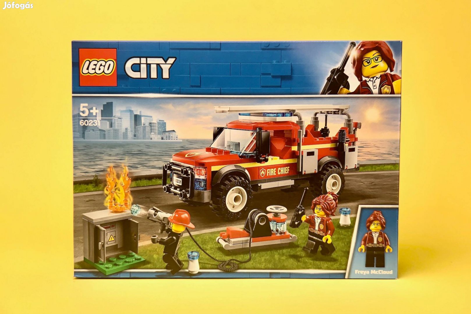 LEGO City 60231 Fire Chief Response Truck, Új, Bontatlan