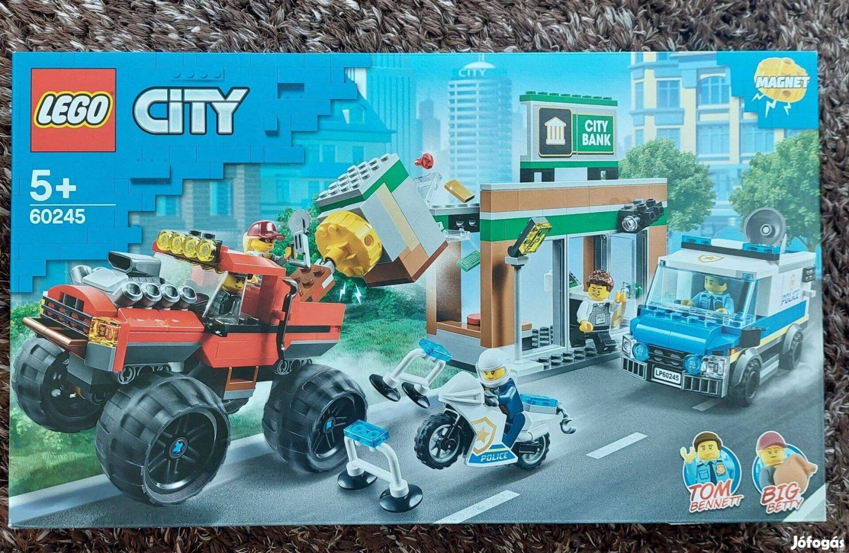 LEGO City 60245 Rendőrségi teherautós rablás Hibátlan Új Bontatlan!