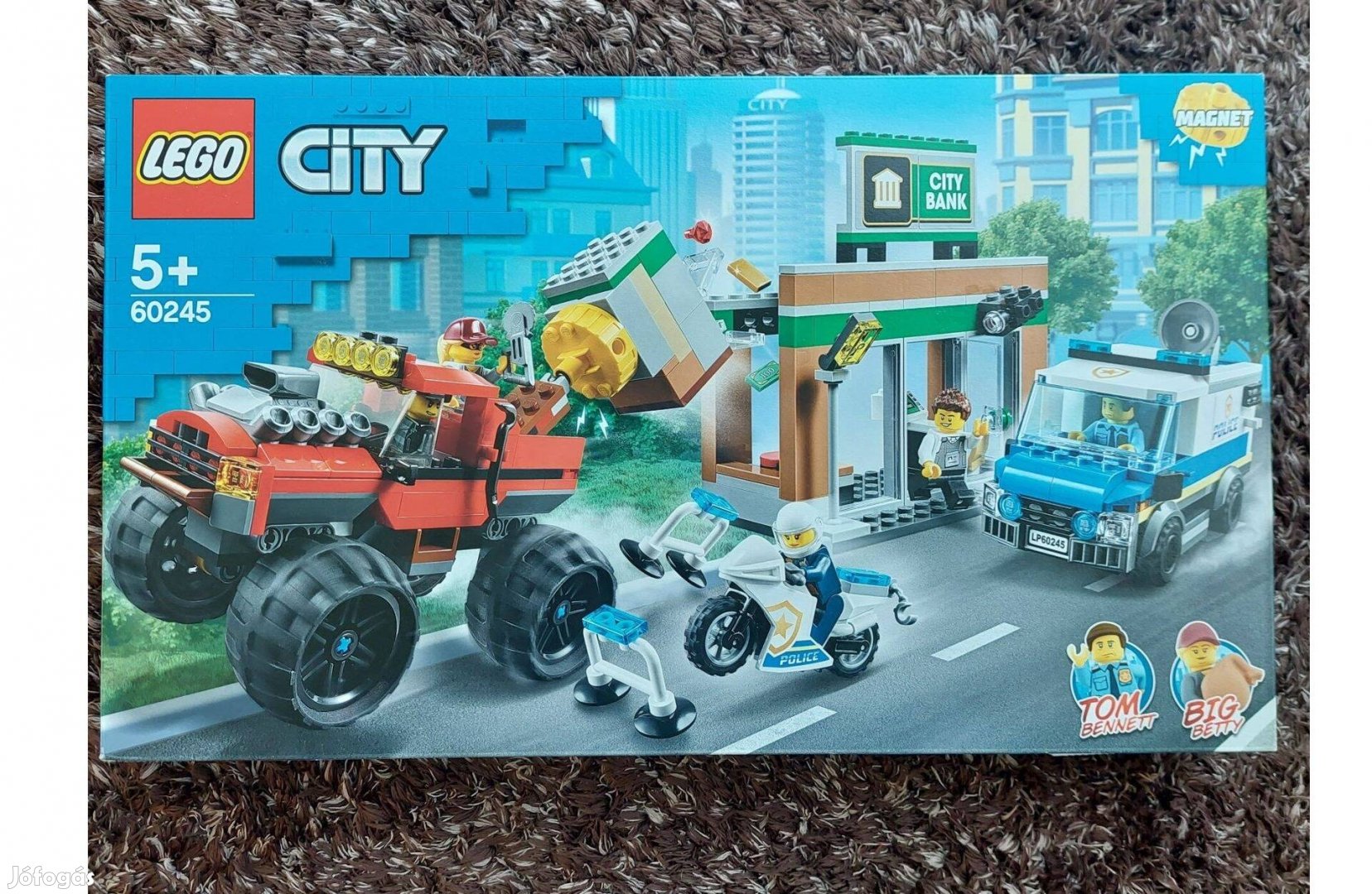 LEGO City 60245 Rendőrségi teherautós rablás Hibátlan, Új, Bontatlan