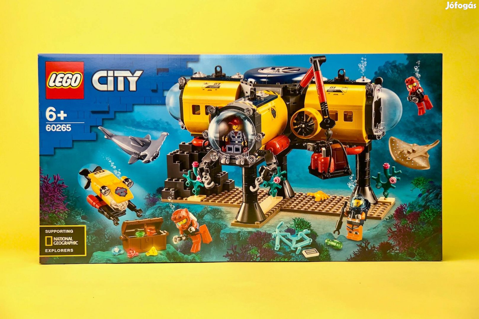 LEGO City 60265 Ocean Exploration Base, Új, Bontatlan