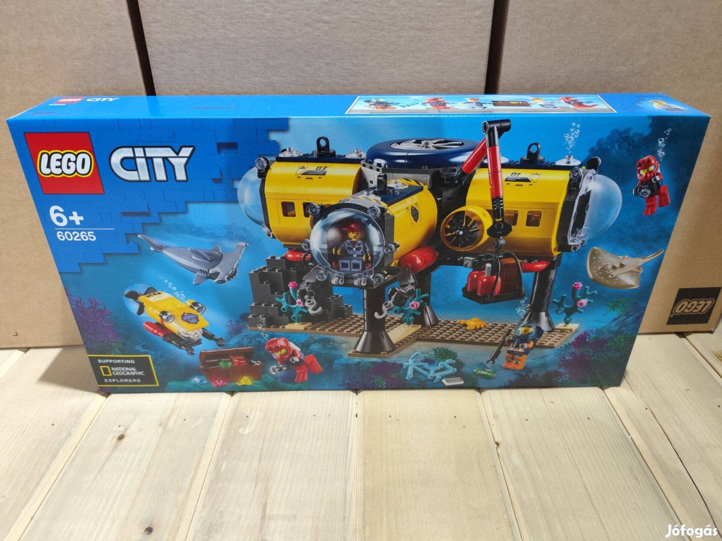 LEGO City 60265 Ocean Exploration Base új, bontatlan utánvét