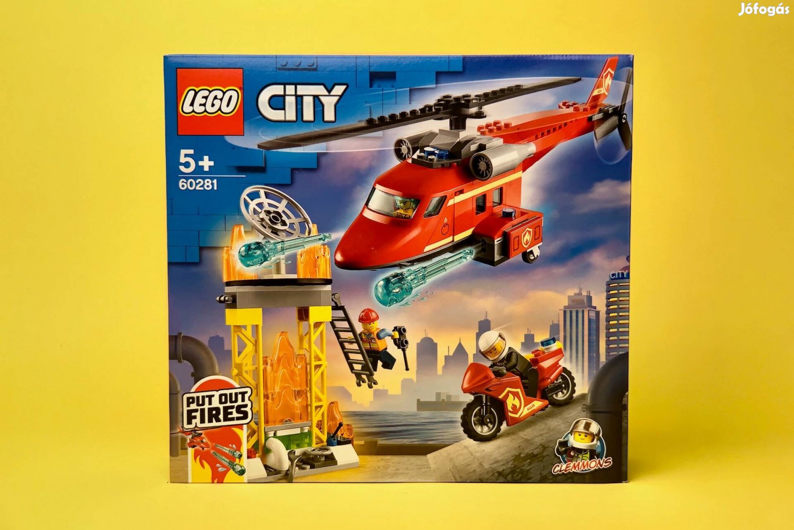 LEGO City 60281 Fire Rescue Helicopter, Új, Bontatlan