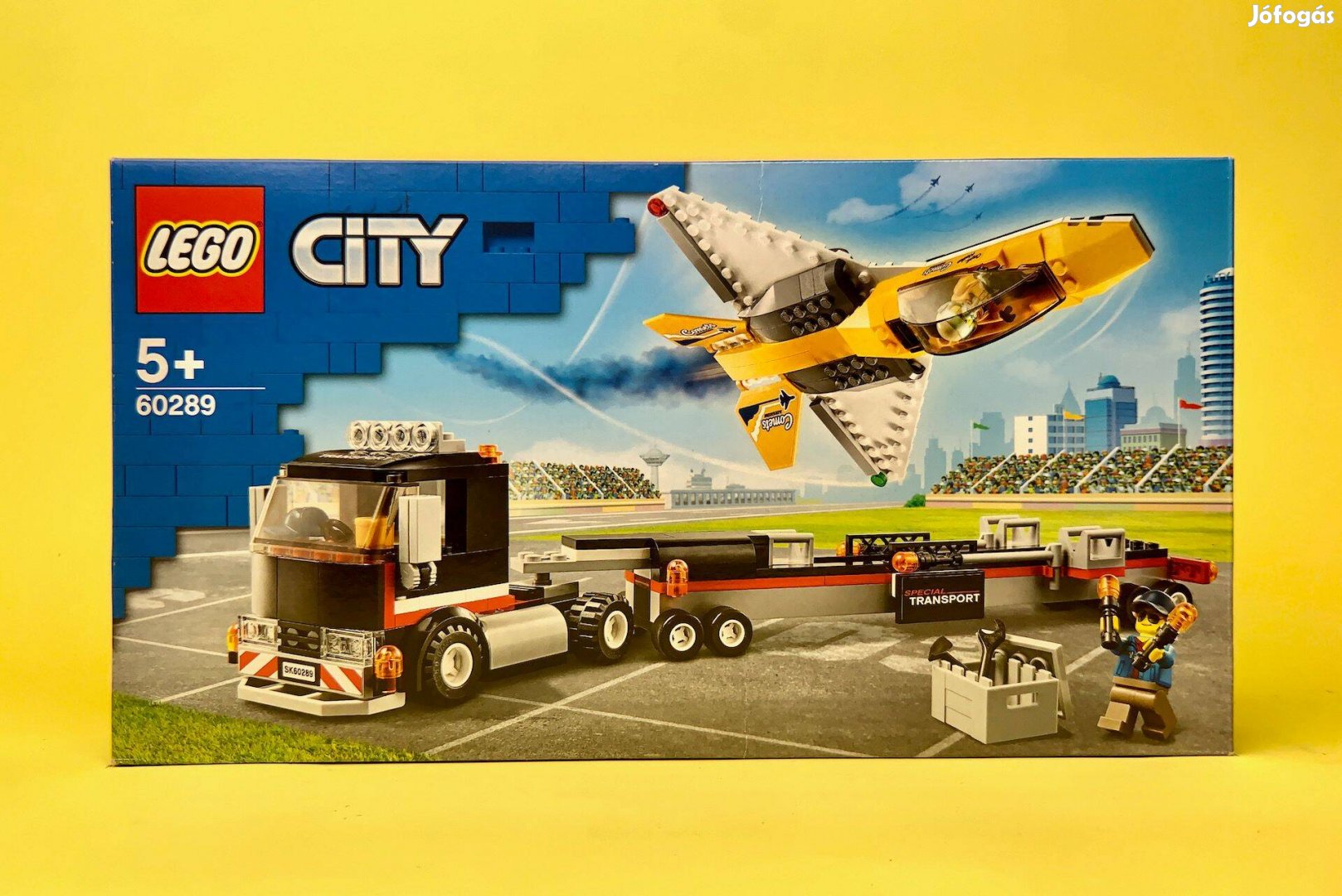 LEGO City 60289 Airshow Jet Transporter, Új, Bontatlan