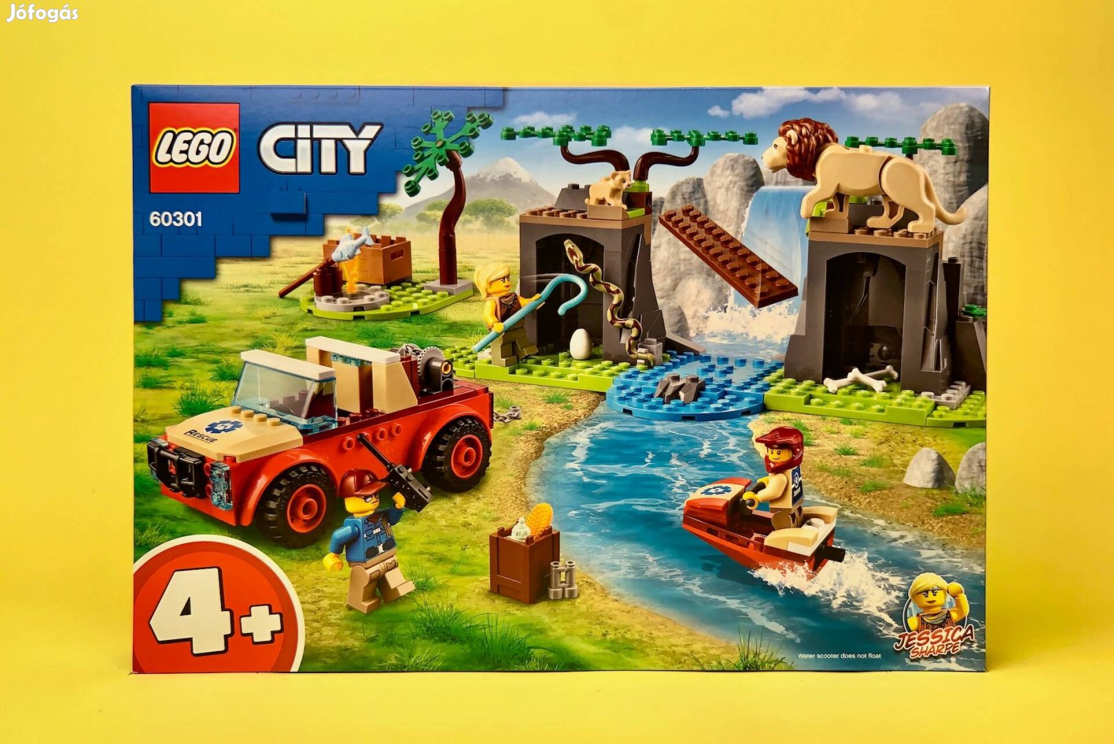 LEGO City 60301 Wildlife Rescue Off-Roader, Új, Bontatlan