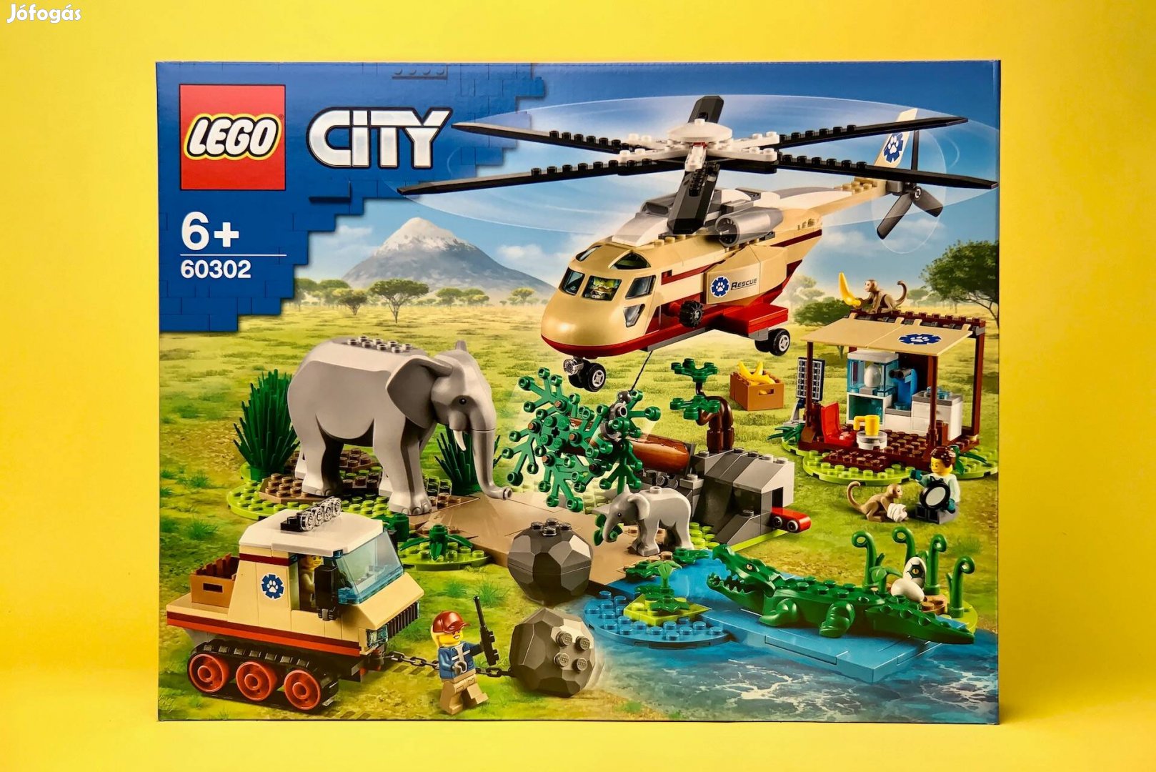 LEGO City 60302 Wildlife Rescue Operation, Új, Bontatlan