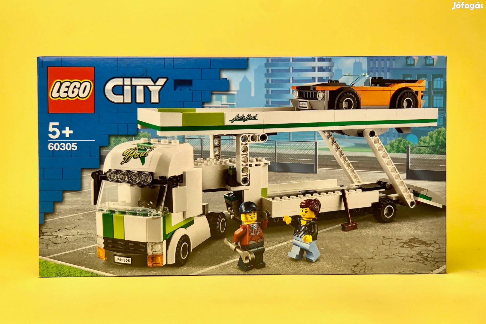 LEGO City 60305 Car Transporter, Új, Bontatlan
