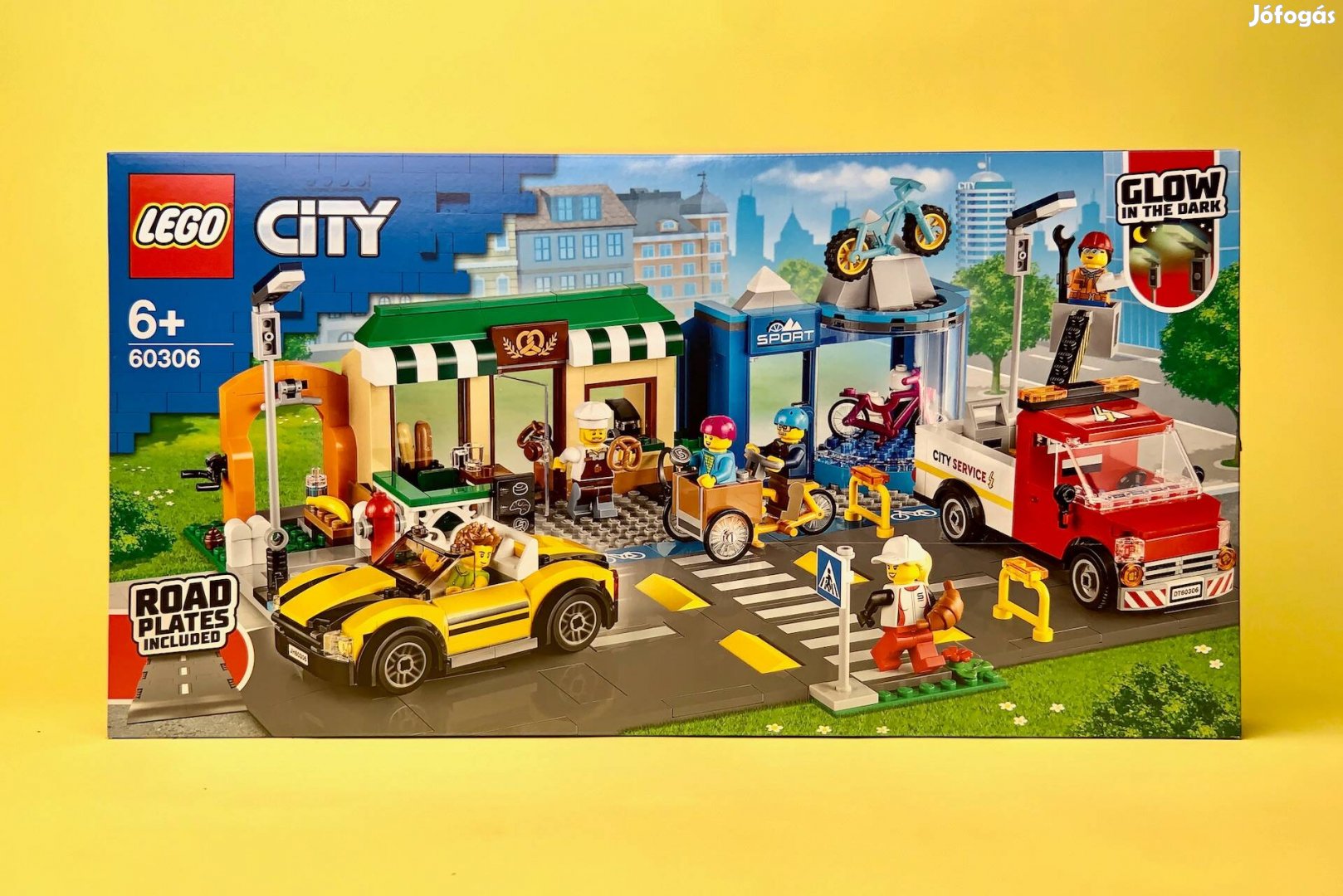 LEGO City 60306 Shopping Street, Új, Bontatlan