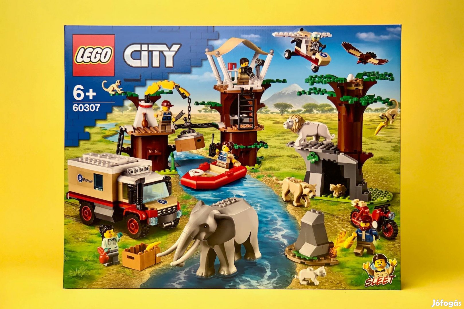 LEGO City 60307 Wildlife Rescue Camp, Új, Bontatlan