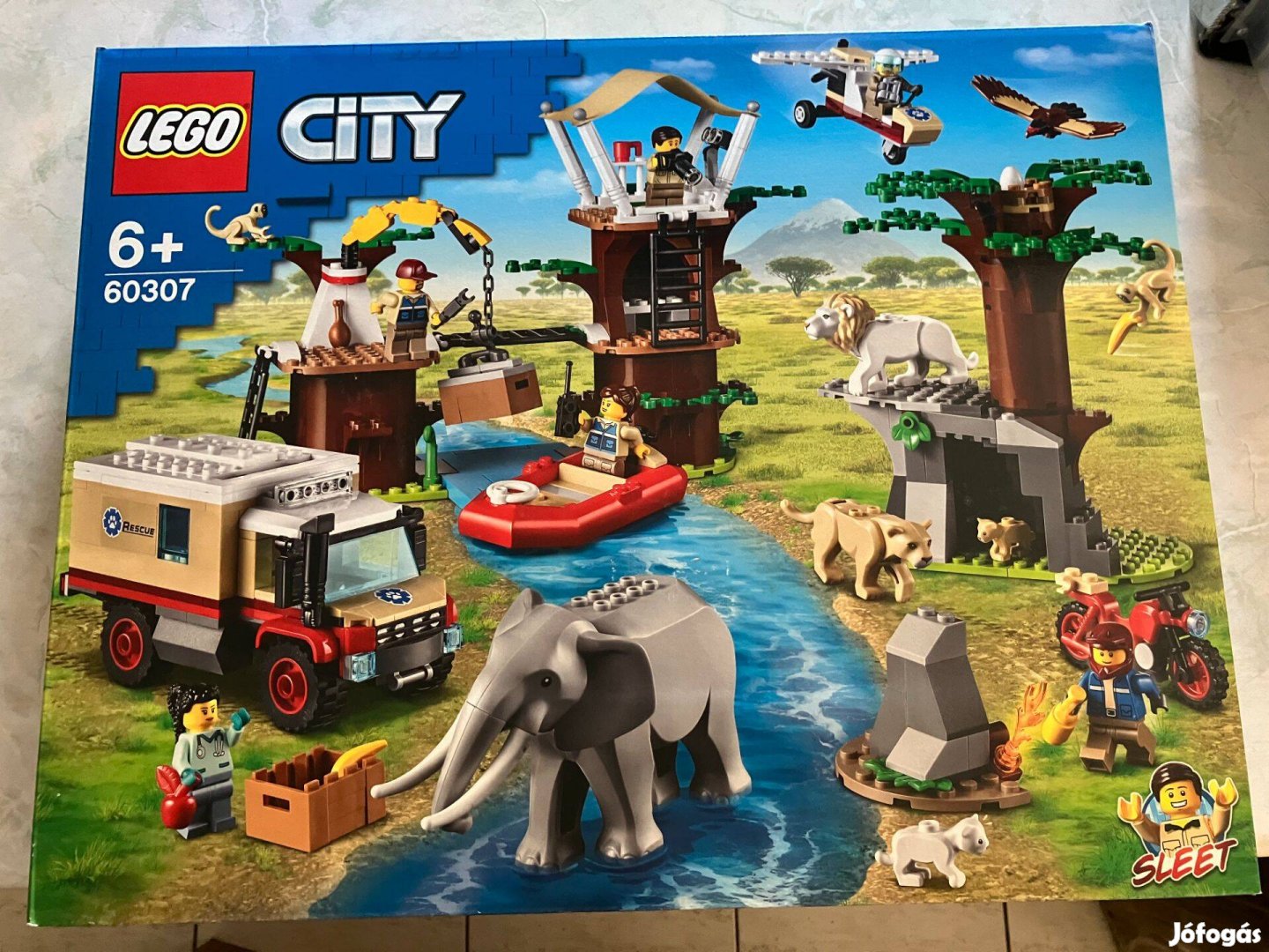 LEGO City 60307 - Vadvilági mentőtábor (új, bontatlan)