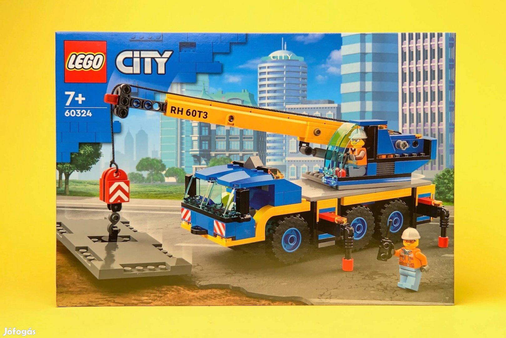 LEGO City 60324 Mobile Crane, Új, Bontatlan